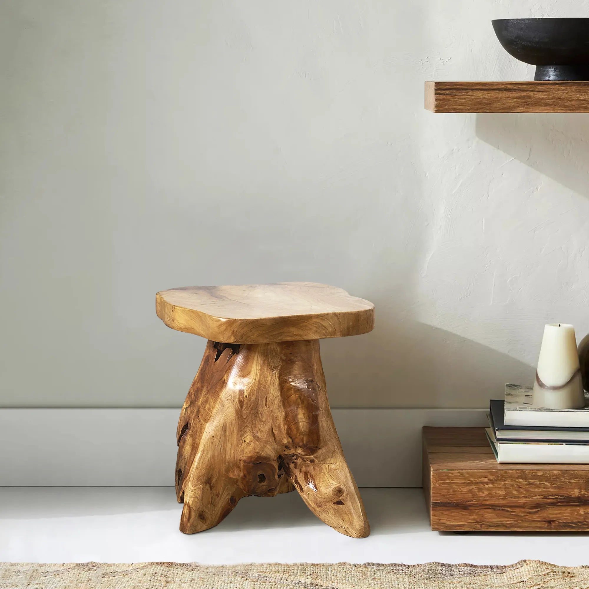 Cedar Wood Mushroom Stand (12" x 15" x 13.5")