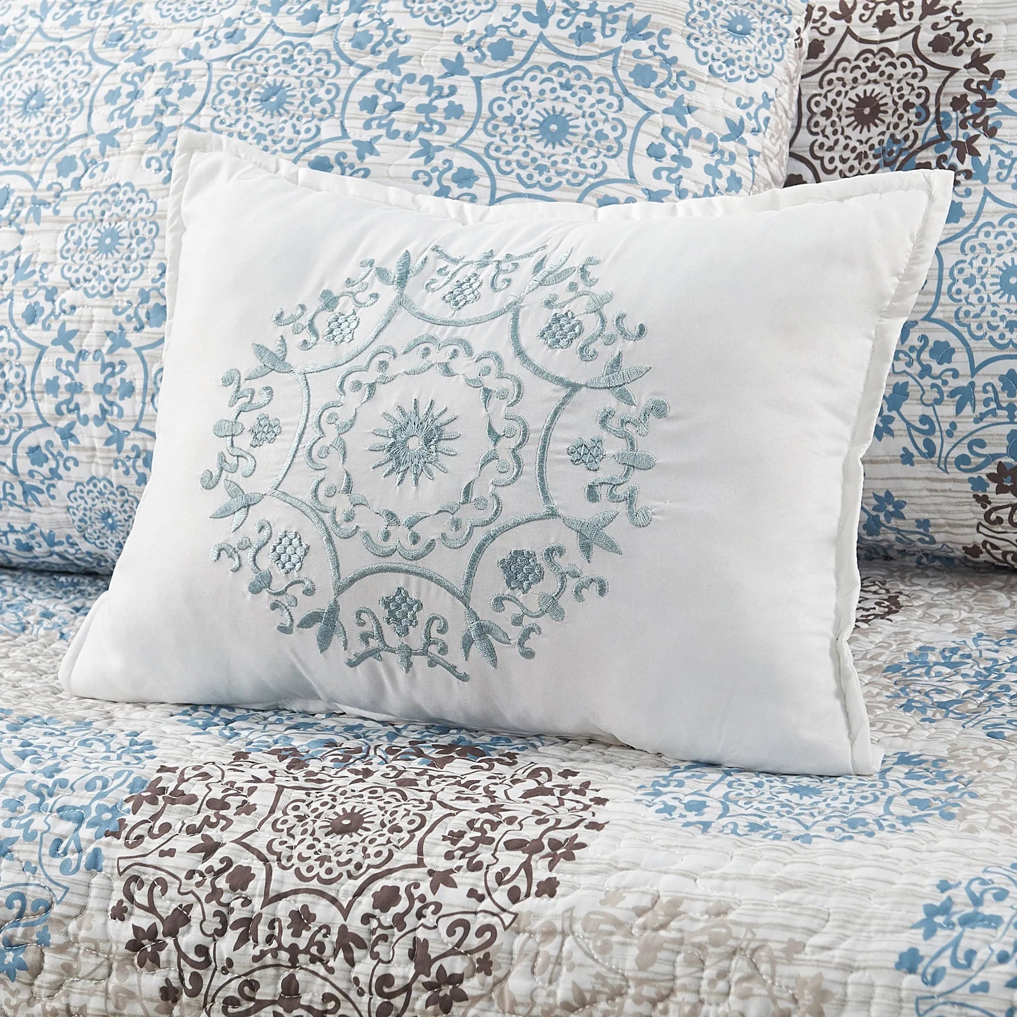 6 Piece Marina Medallion Daybed Bedspread Cover Set (75" x 39")