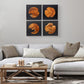 ROUND INSERT ABSTRACT WALL DECOR - 17" x 17" x 1.6"
