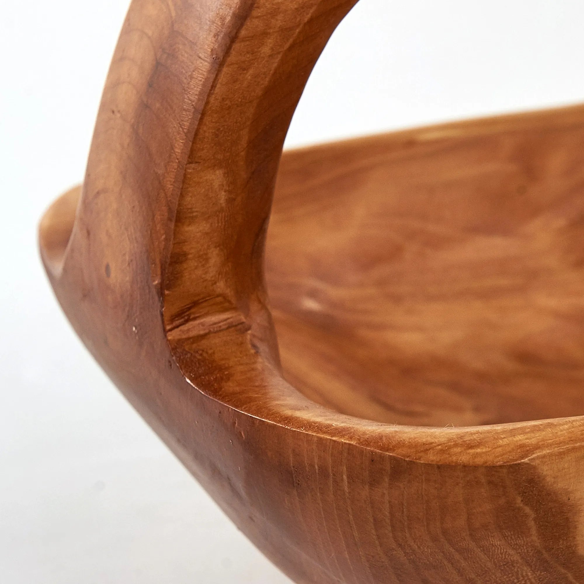 Rectangle Cedar Wood Serving Basket (16.8" x 8.2" x 7.8")