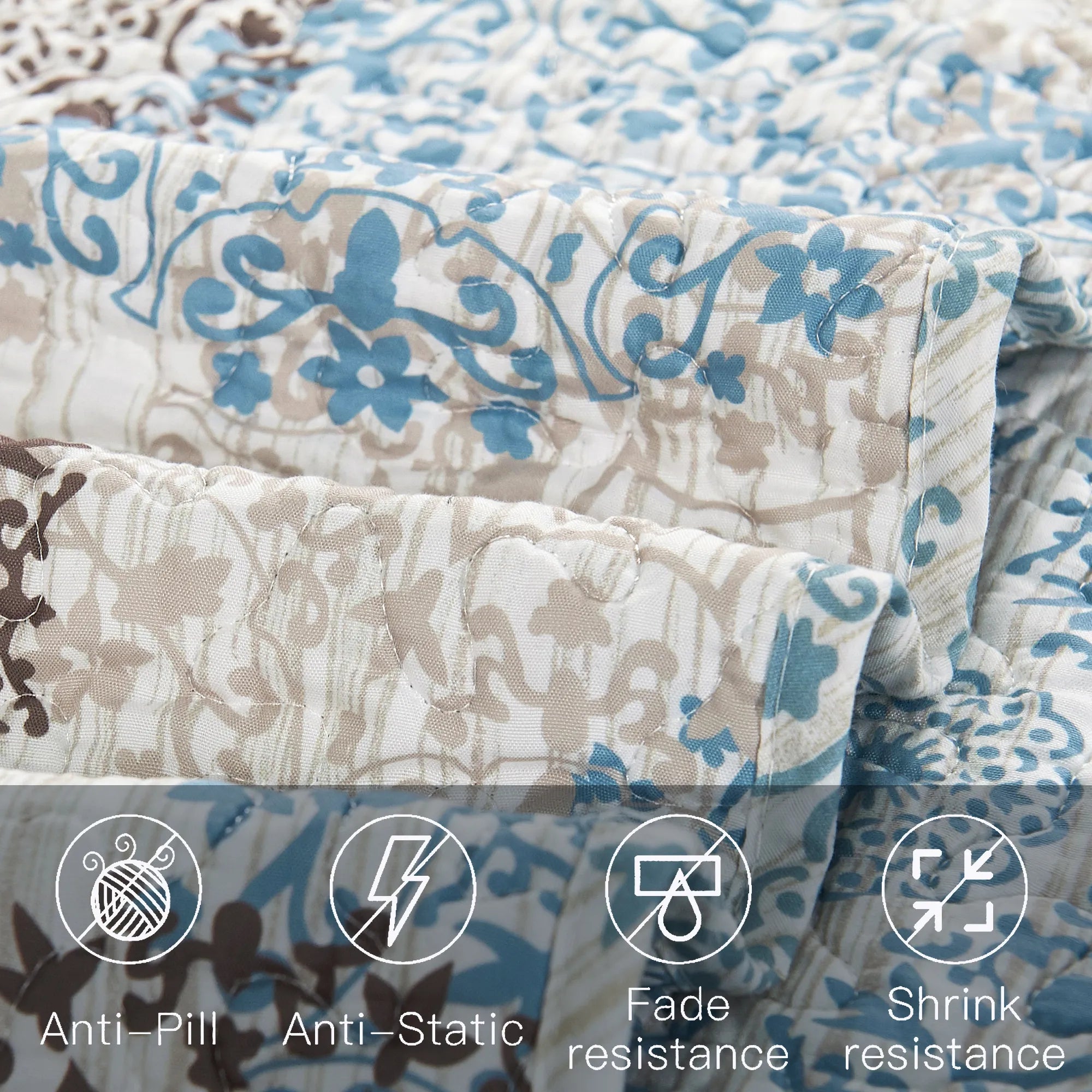 6 Piece Marina Medallion Daybed Bedspread Cover Set (75" x 39")