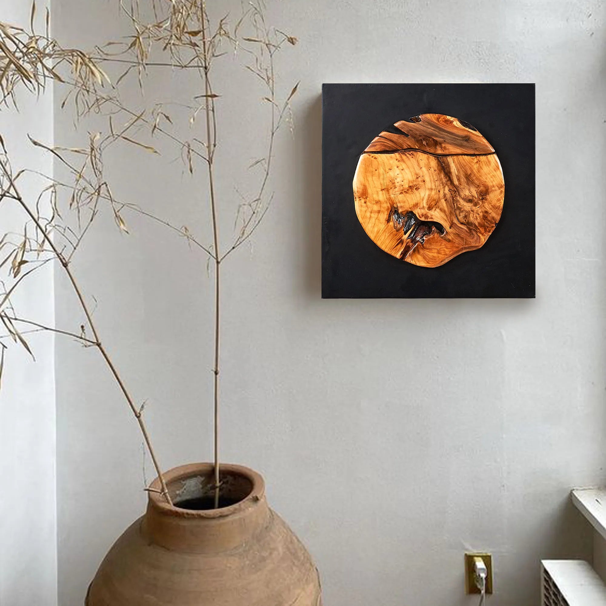Cedar Roots Wall Art (17" x 17" x 2.4")