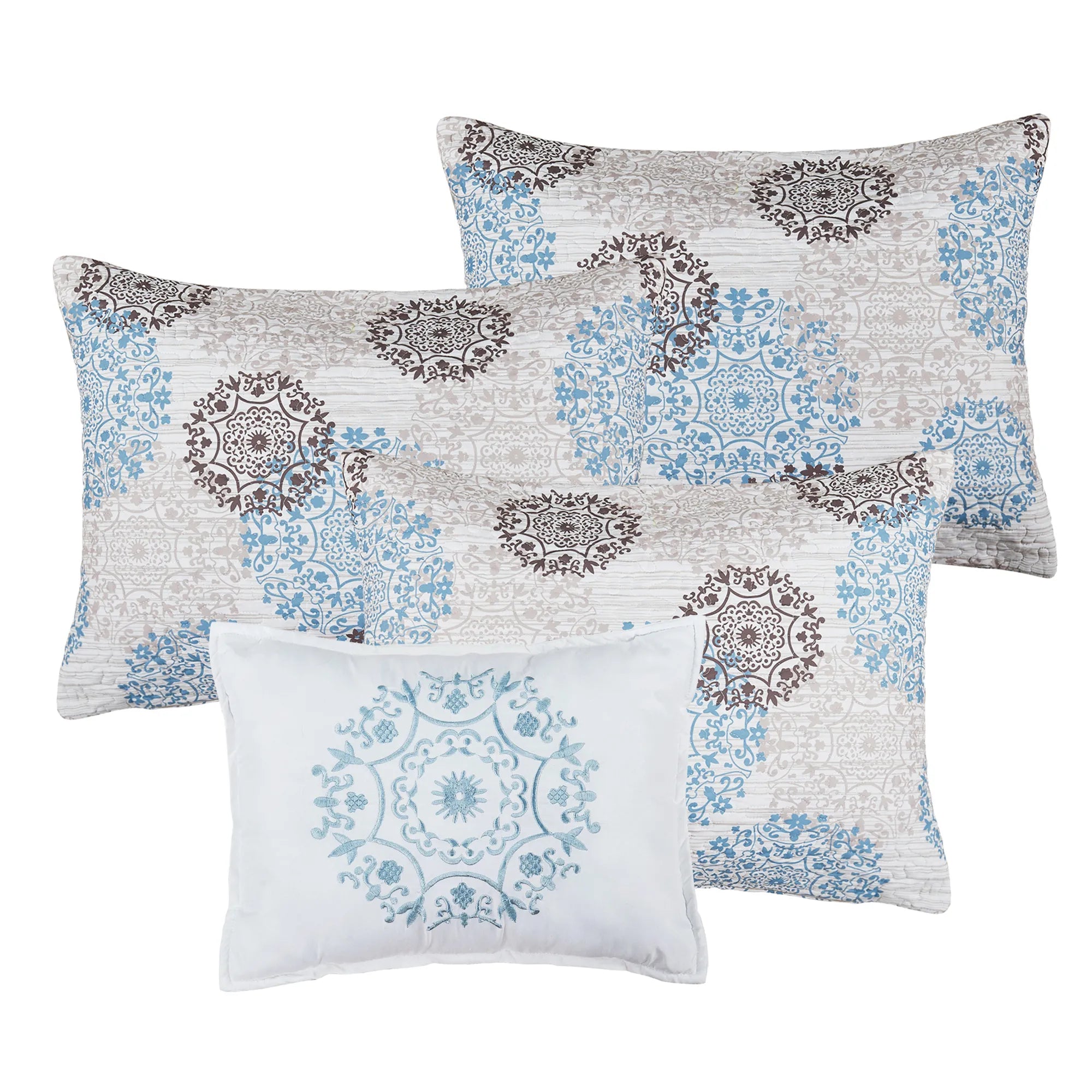 6 Piece Marina Medallion Daybed Bedspread Cover Set (75" x 39")