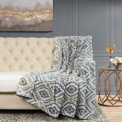 Flannel Velvet Throw Blanket - 60" x 70"