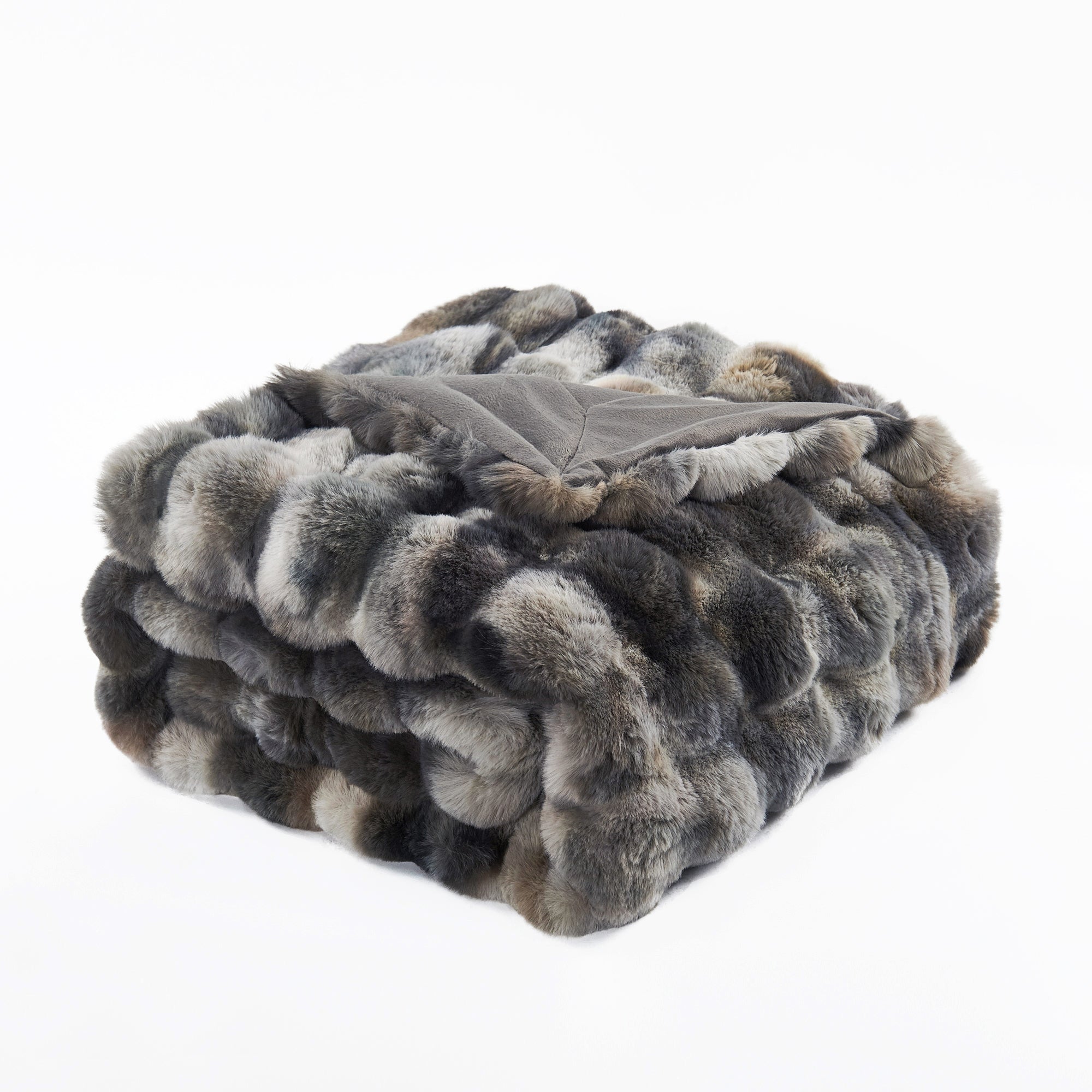 Tie-Dyeing Heavy Faux Fur Throw Blanket (50"x60")