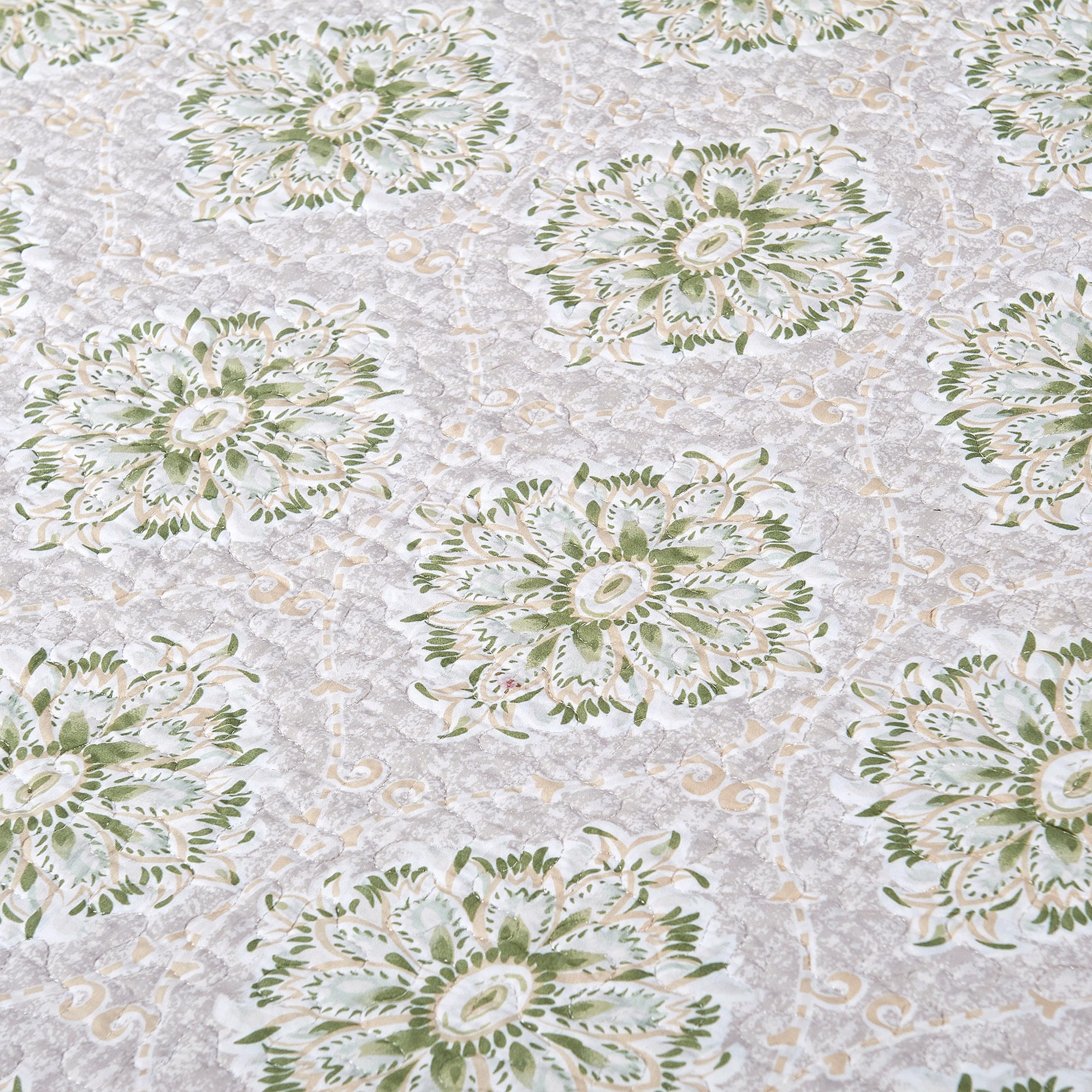 6 Piece Bloom Medallion Damask Daybed Bedspread Cover Set (75" x 39")