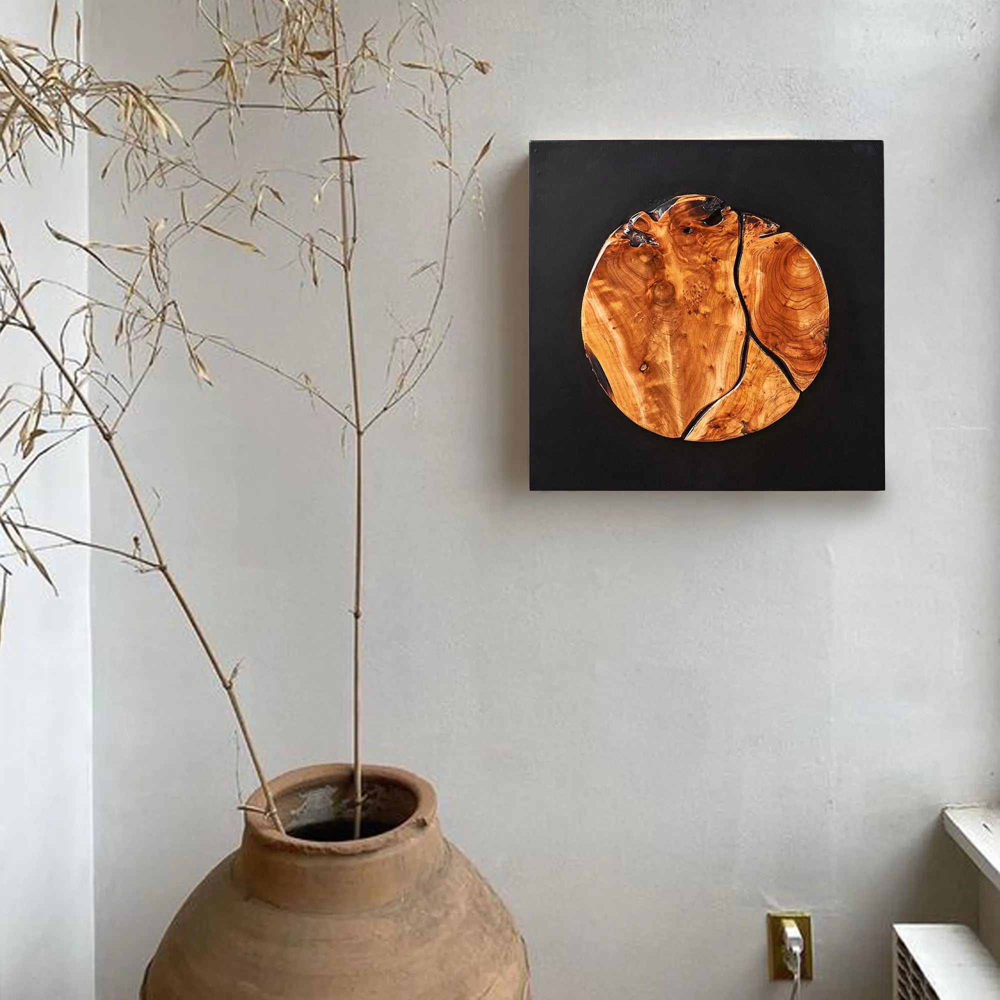 Cedar Roots Wall Art (17" x 17" x 2.4")