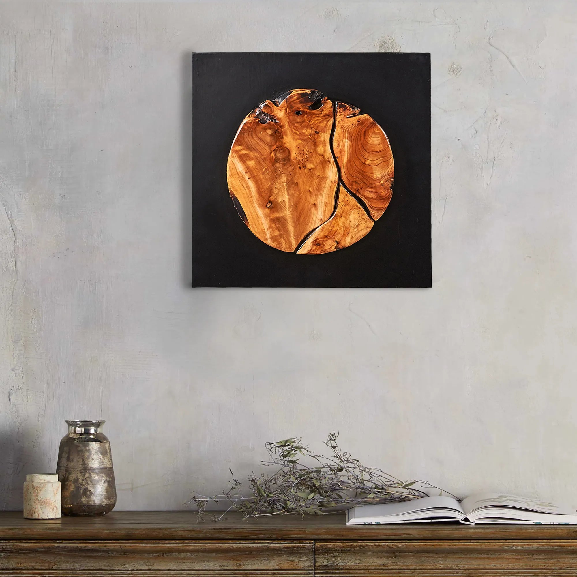 Cedar Roots Wall Art (17" x 17" x 2.4")