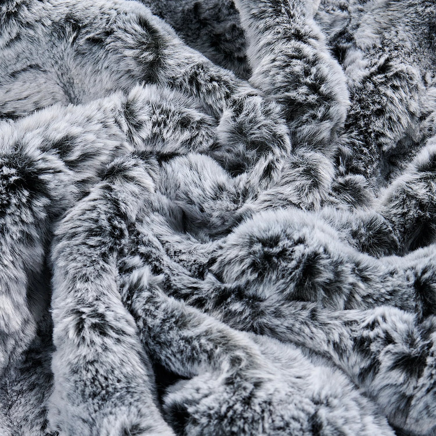 Variegated Faux Fur 1 Piece Decorative Pillow Cover (20" x 20")