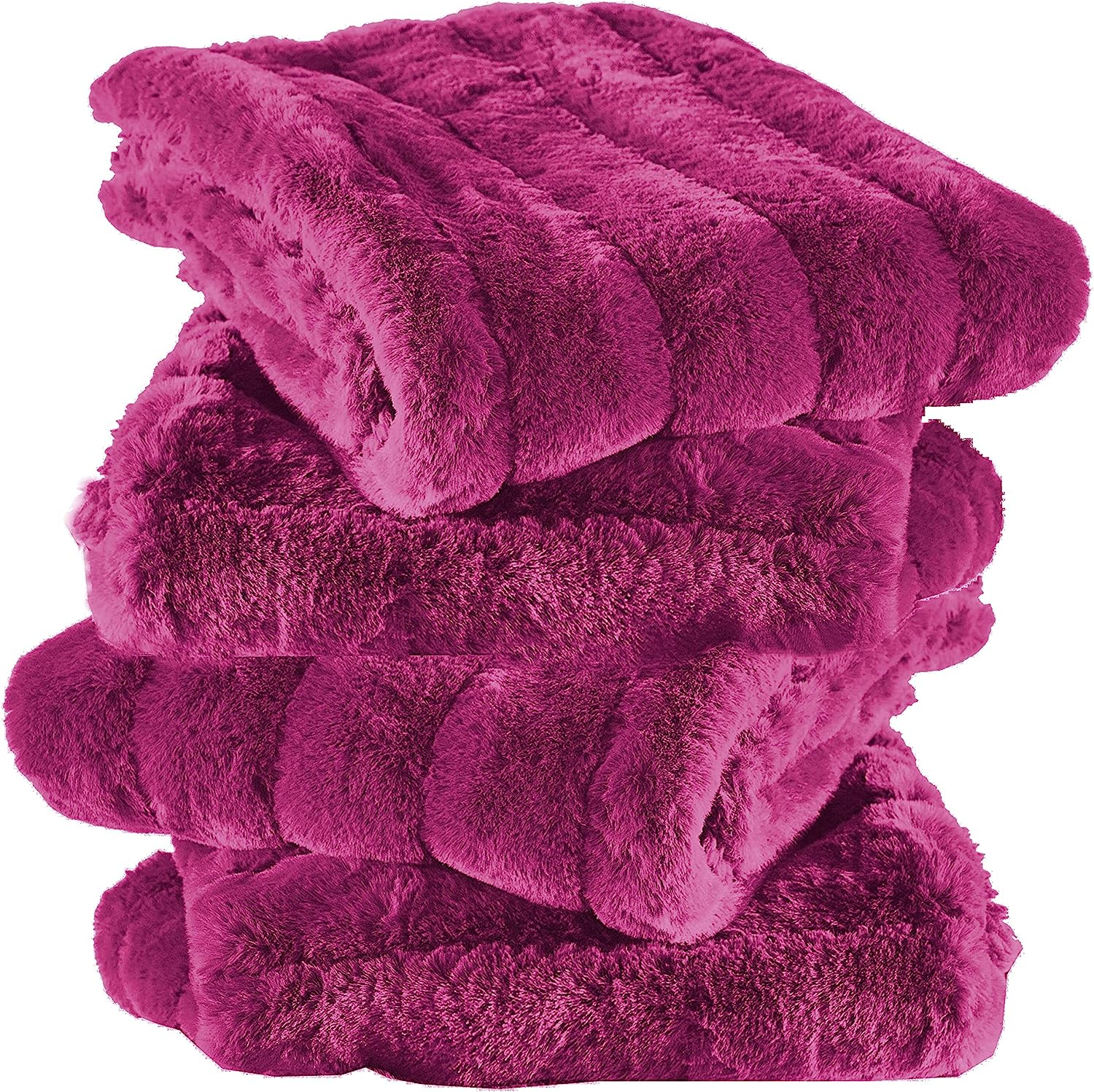 4 Piece Super Mink Throw Pillow Covers (20" x 20")