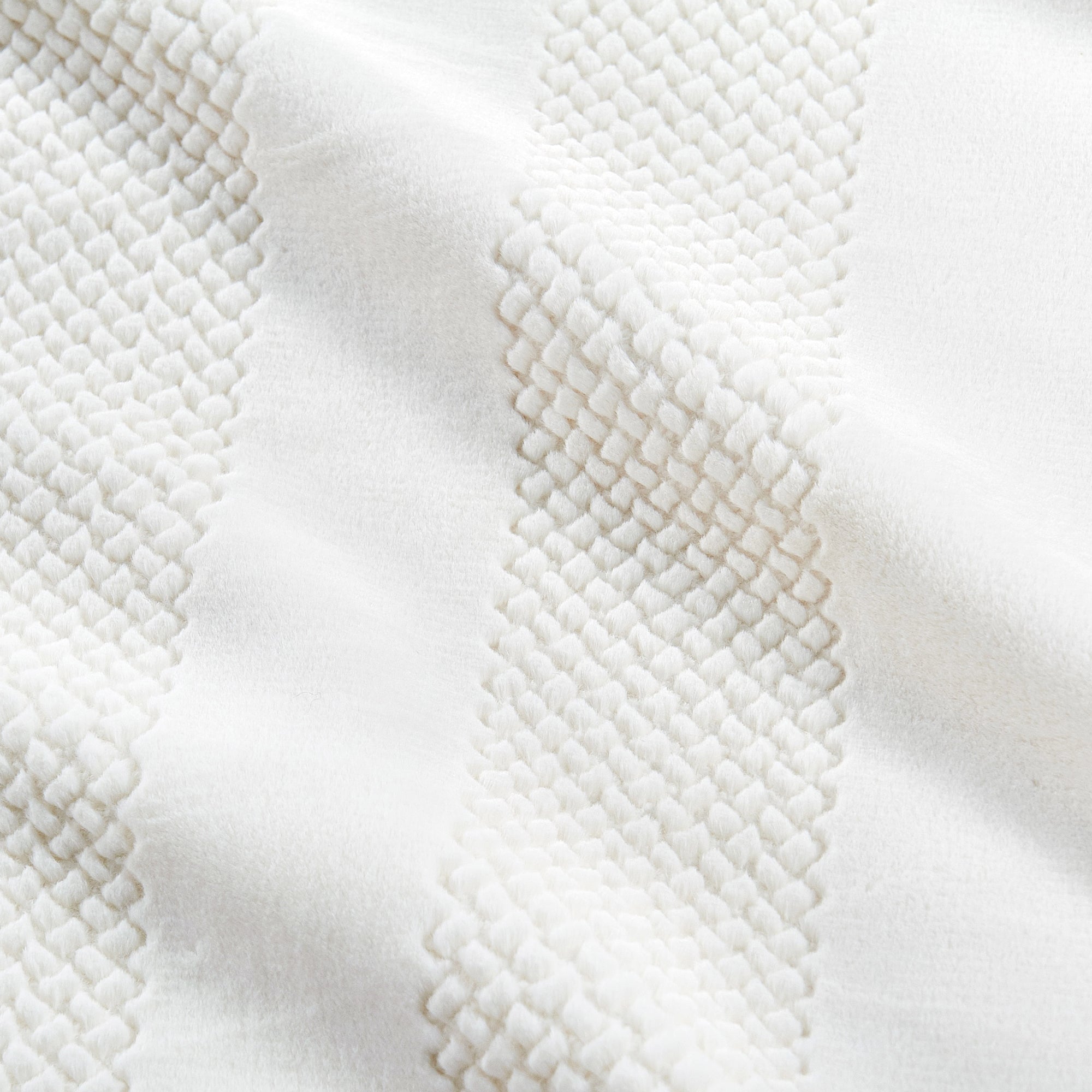 Snow Rabbit Faux Fur Throw Blanket (50"x60")