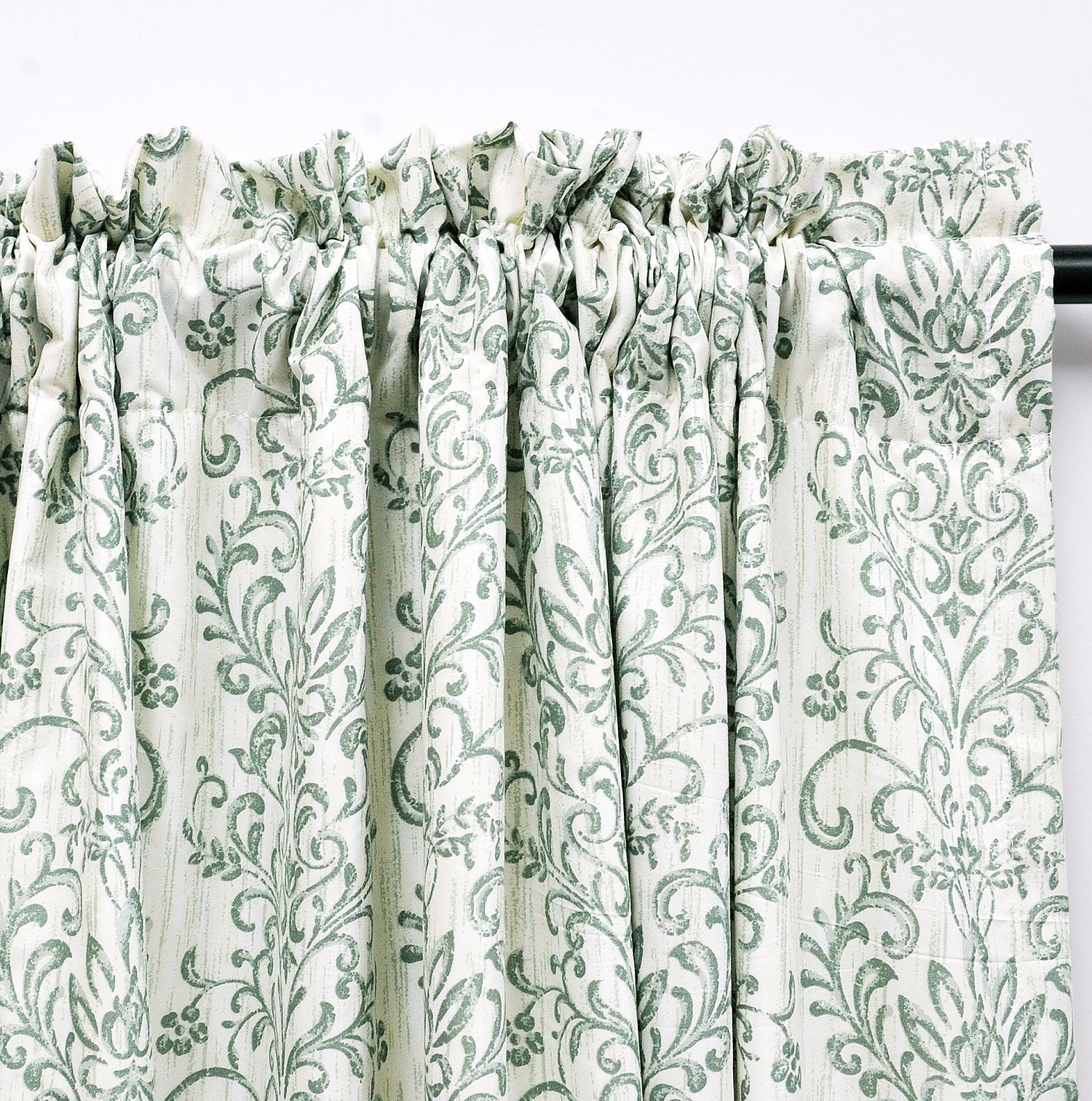 Mayfair Printed Microfiber Curtain - Set of 2 (60"x84")