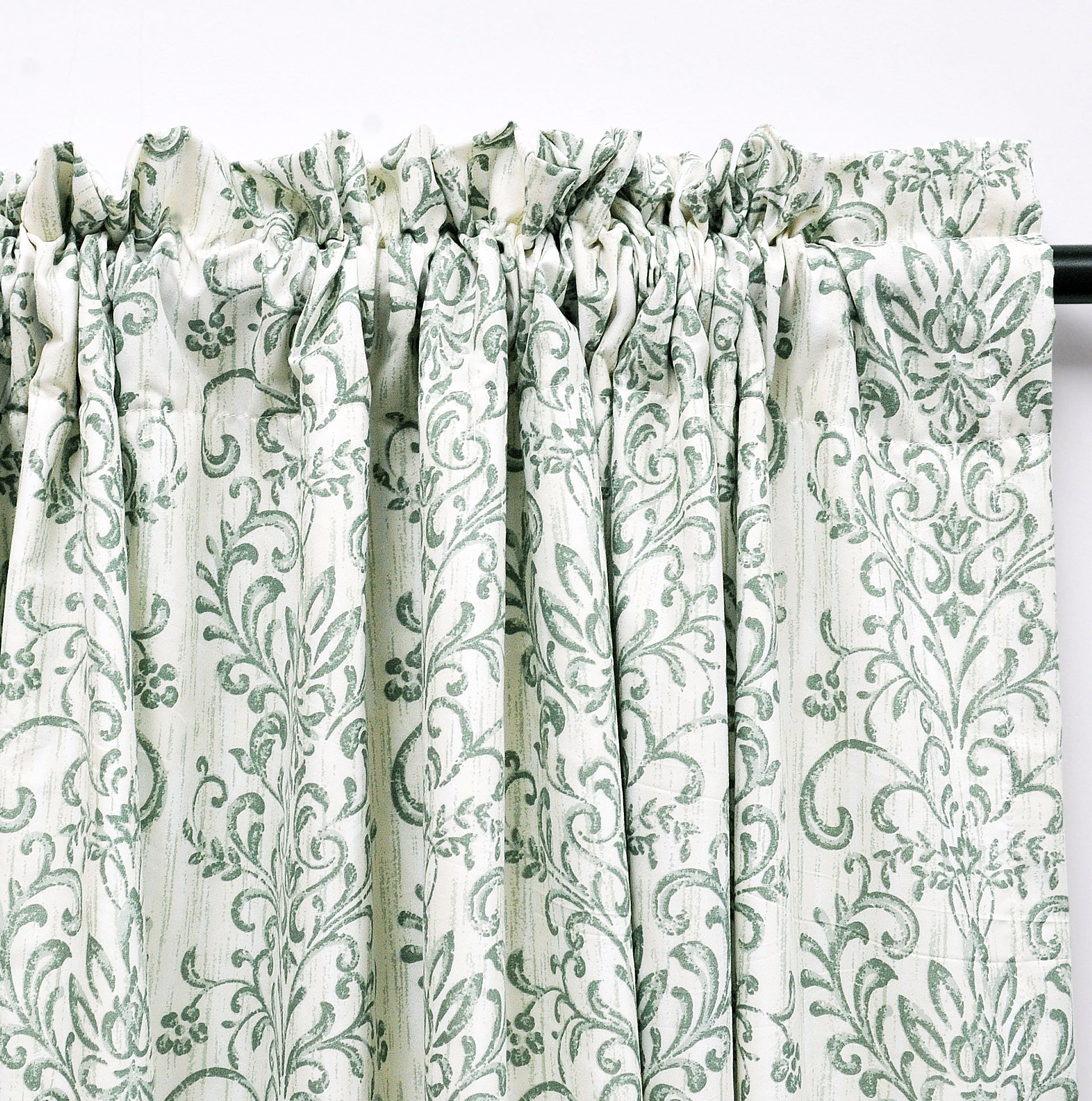 Mayfair Printed Microfiber Curtain - Set of 2 (60"x84")