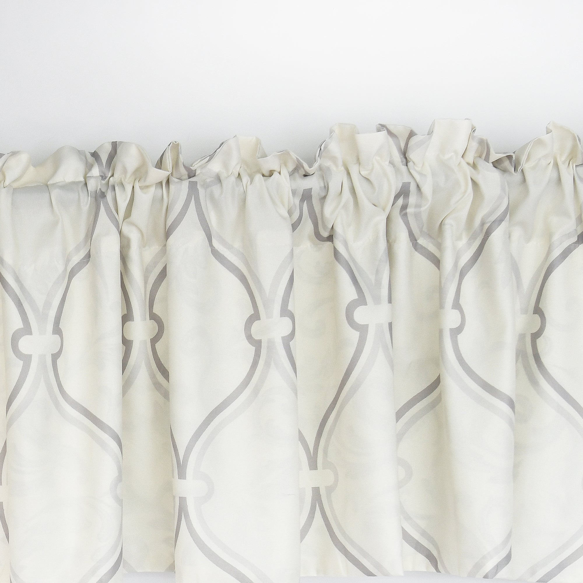 Marisol Printed Microfiber Valance - Set of 2 (60"x18")