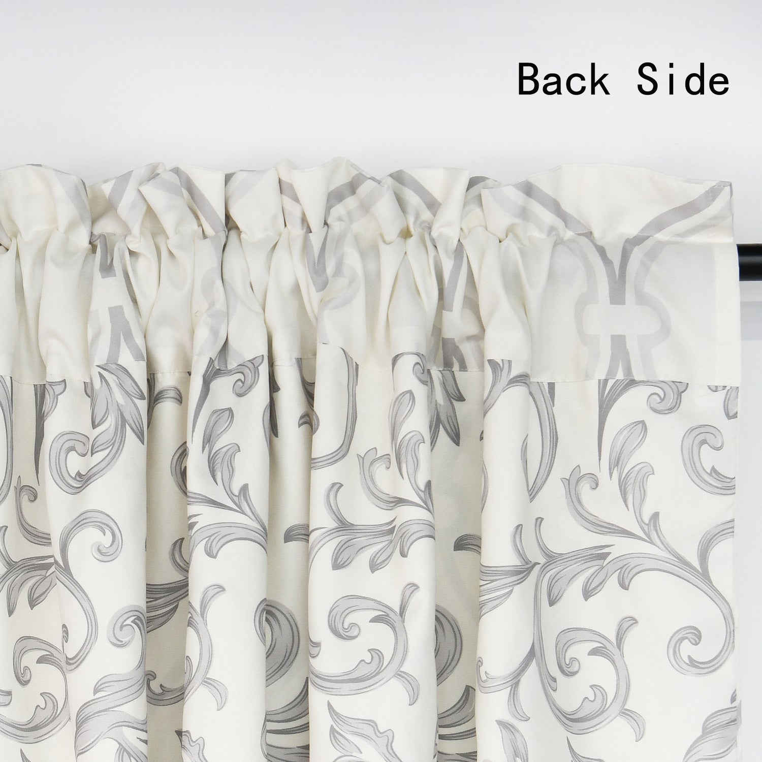 Marisol Printed Microfiber Valance - Set of 2 (60"x18")