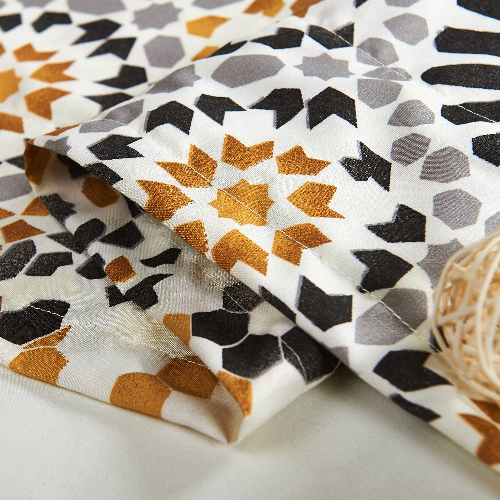 Tradewinds Printed Microfiber Curtain - Set of 2 (60"x84")