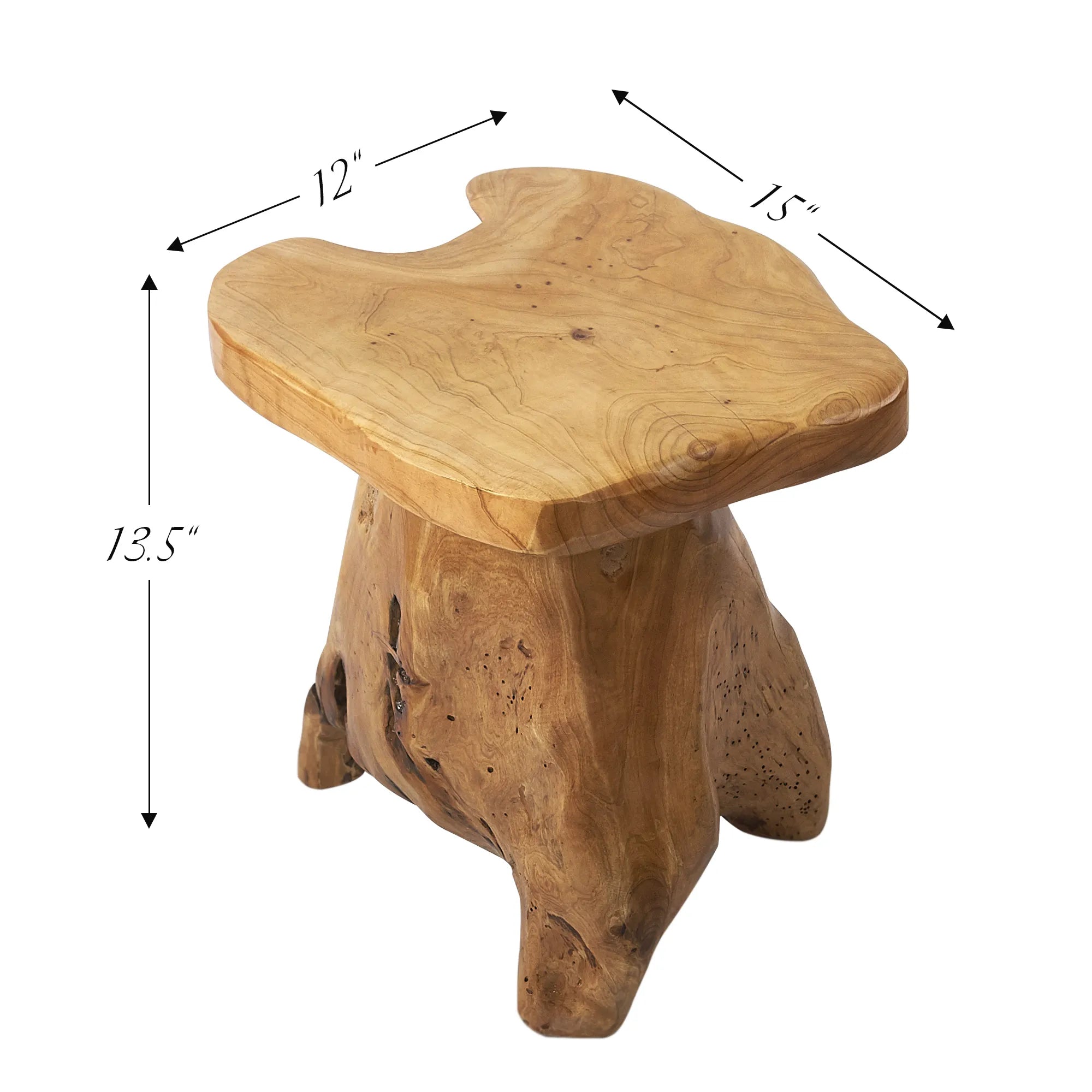 Cedar Wood Mushroom Stand (12" x 15" x 13.5")