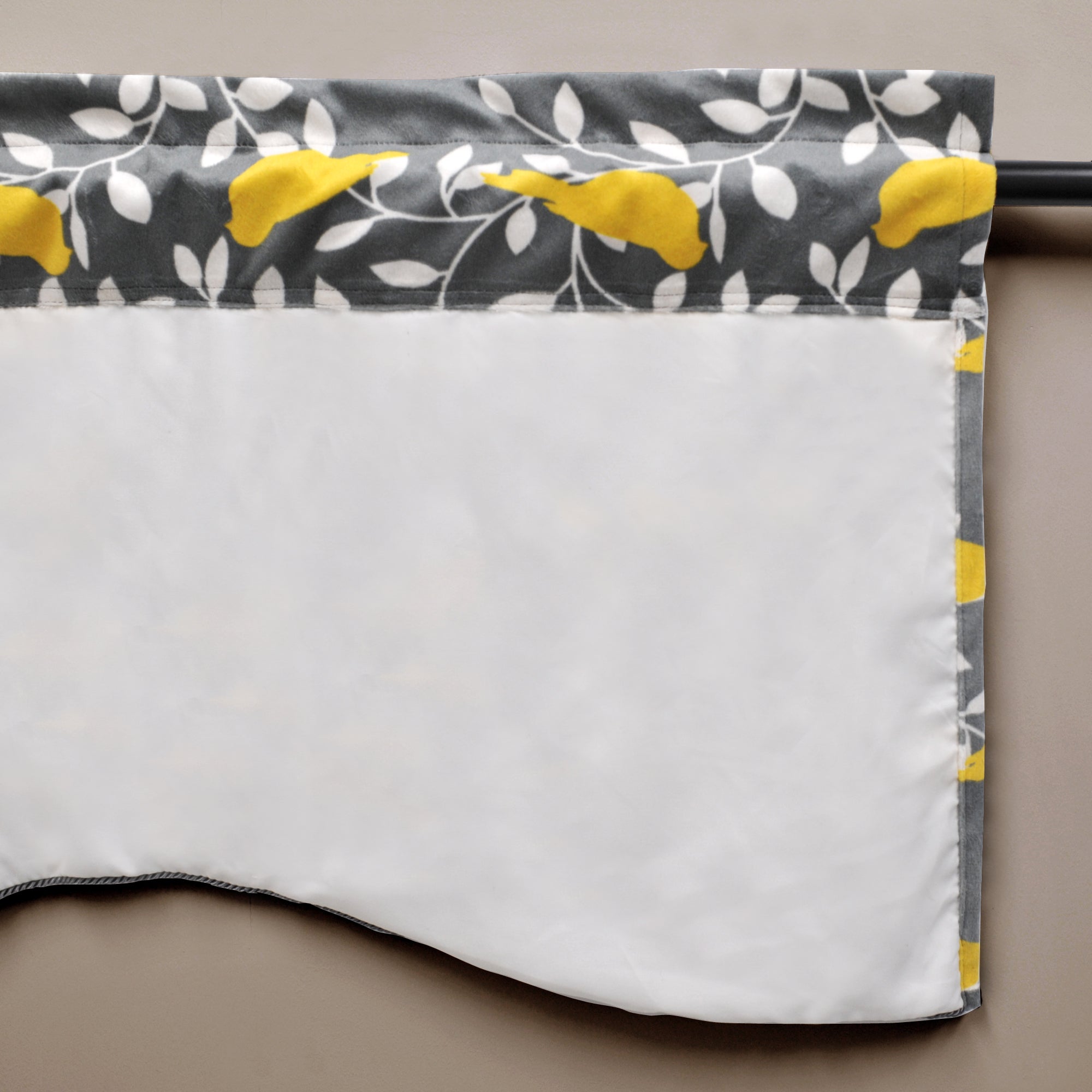 Canary Printed Microplush Valance (60"x19")
