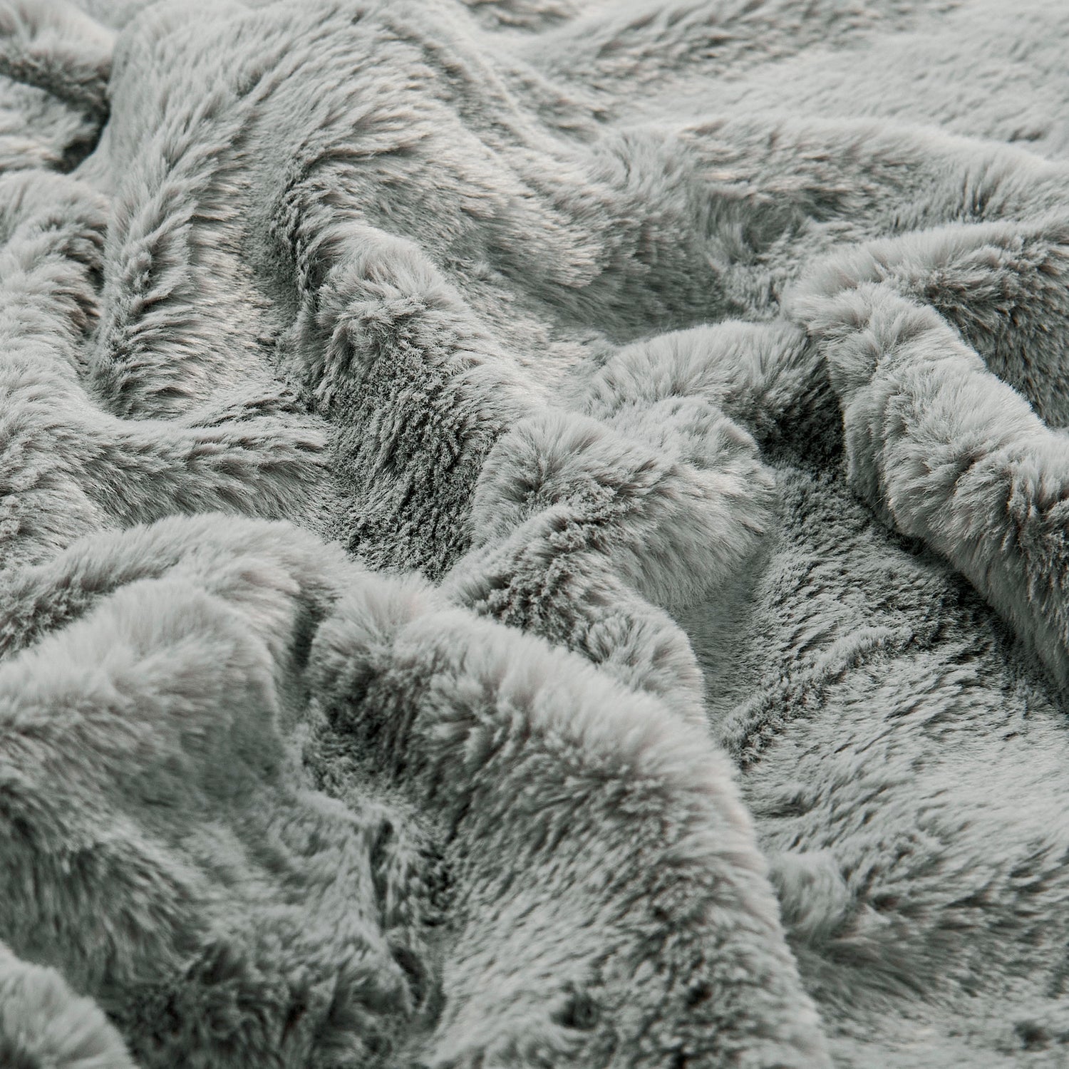 Pompom Faux Fur Throw Blanket & 2 Pillow Cover Set (50"x60"/20"x20")