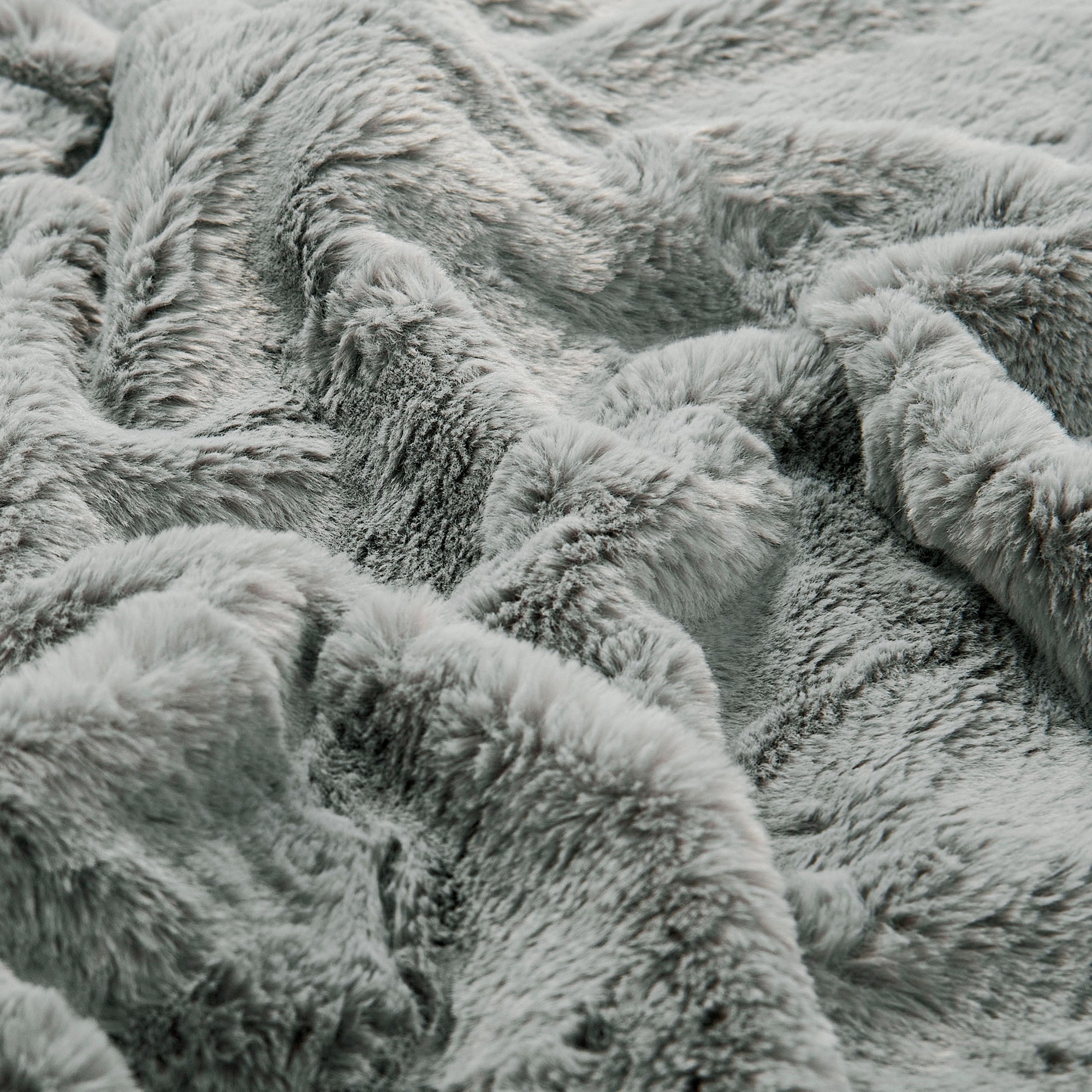 Pompom Faux Fur Throw Blanket & 2 Pillow Cover Set (50"x60"/20"x20")