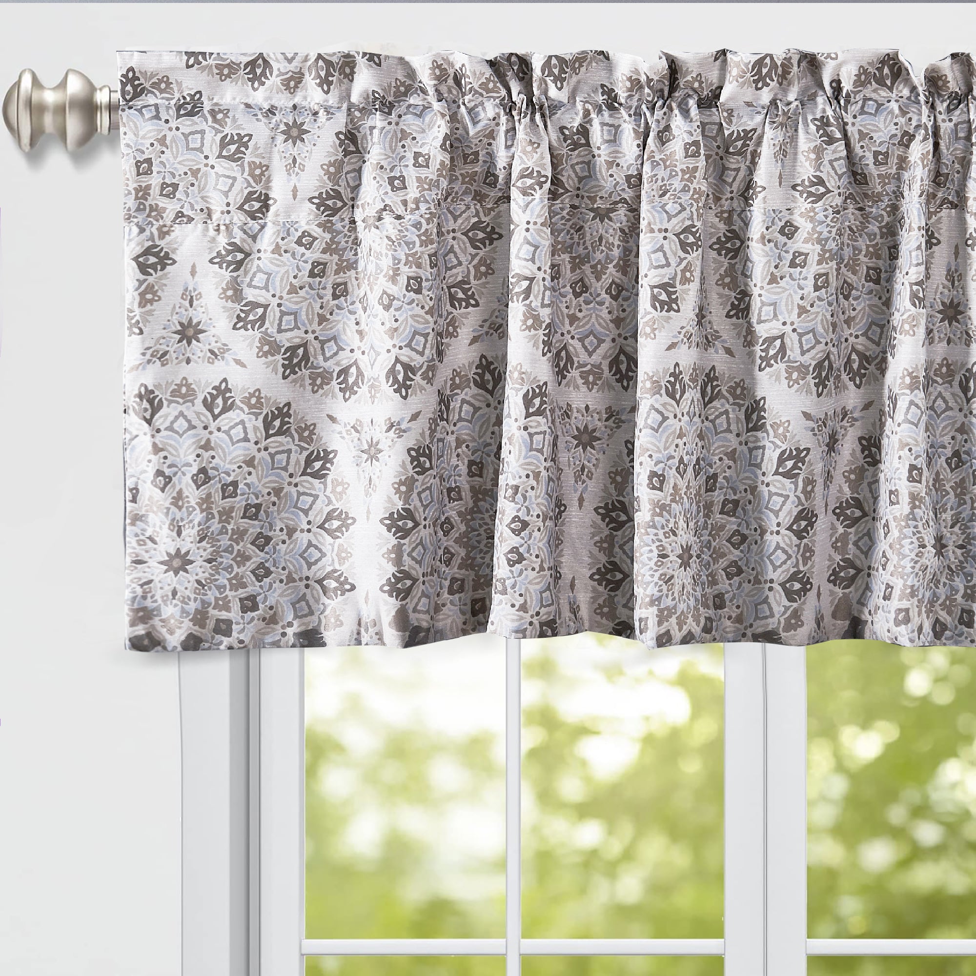 Tribal Medallion Valance - Set of 2 (60"x18")