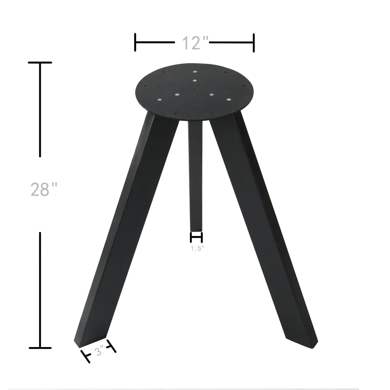 1pc Heavy Duty Tripod Table Leg (28")