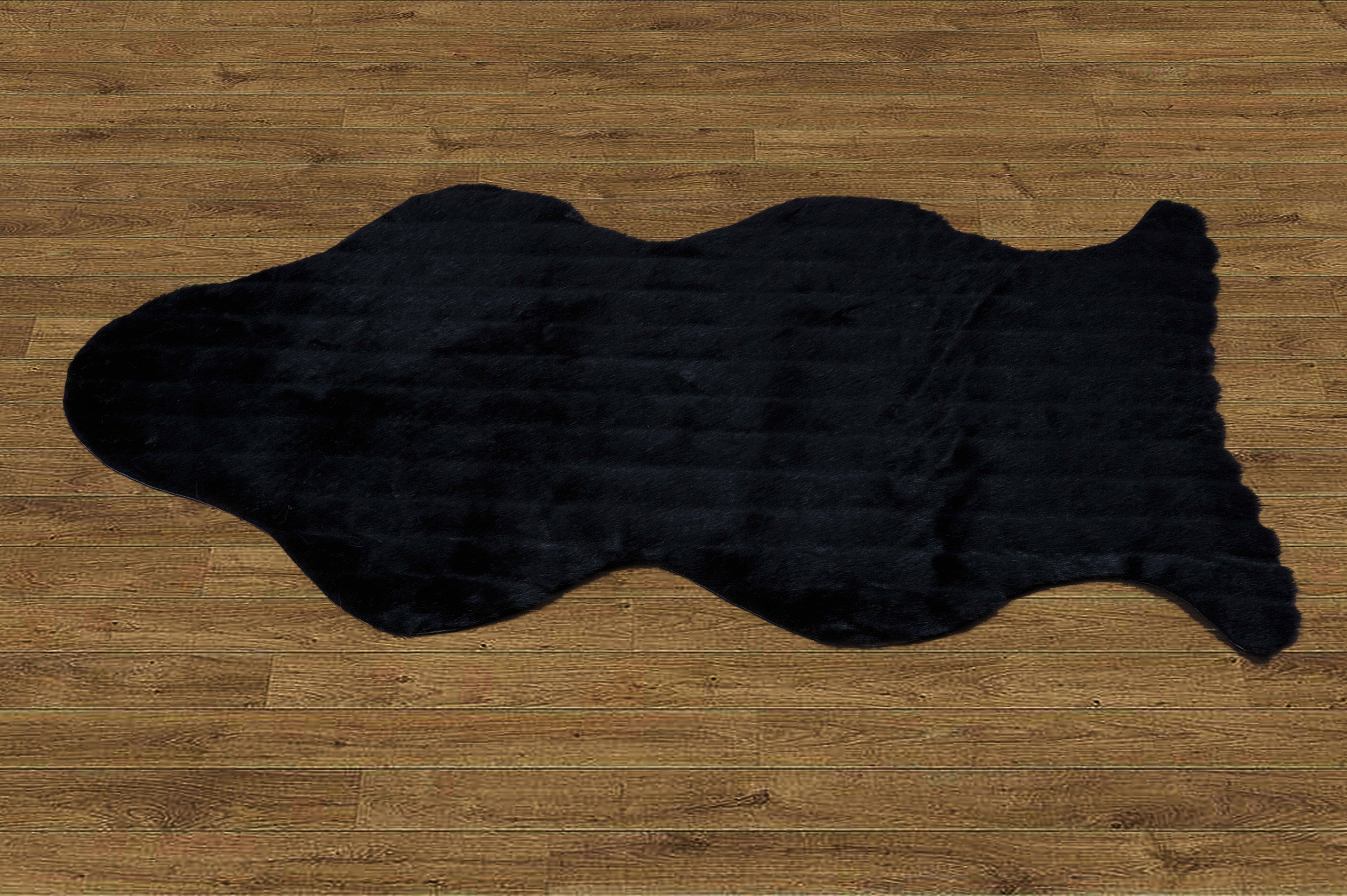 Faux Fur Rug with Slip Stopping Pad