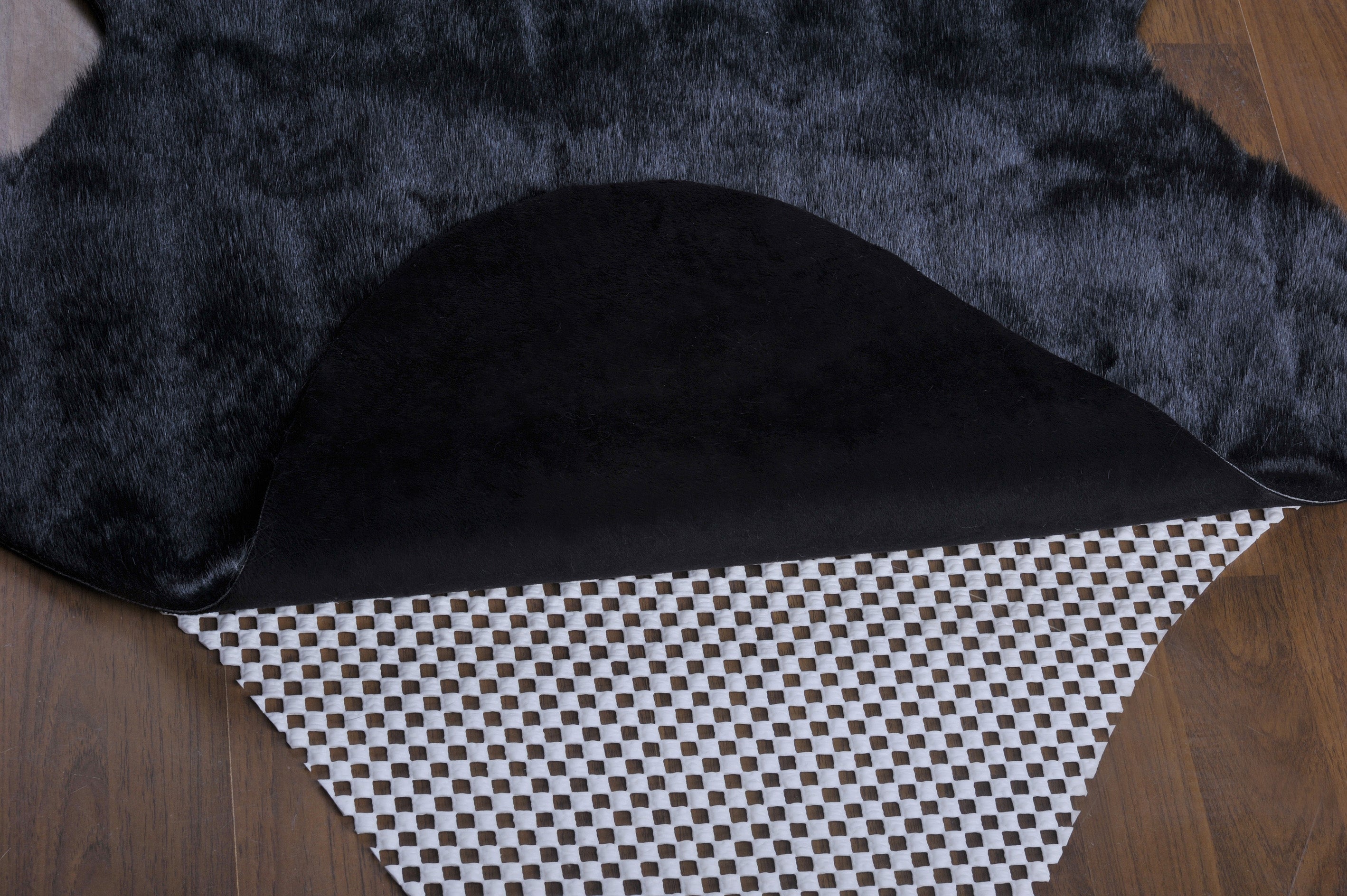 Faux Fur Rug with Slip Stopping Pad