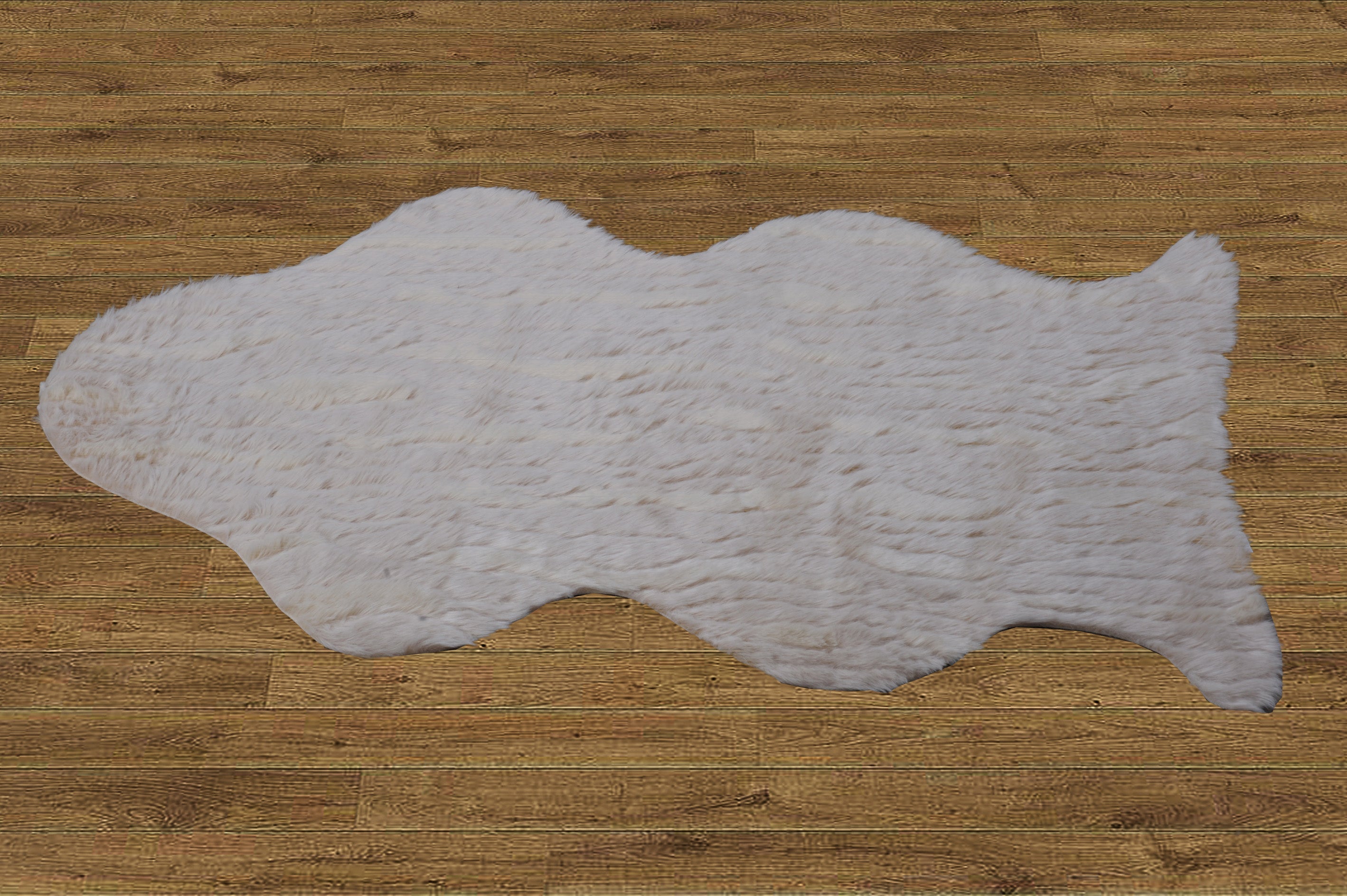 Faux Fur Rug with Slip Stopping Pad