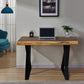 Natural Wood Live Edge End Table-31&