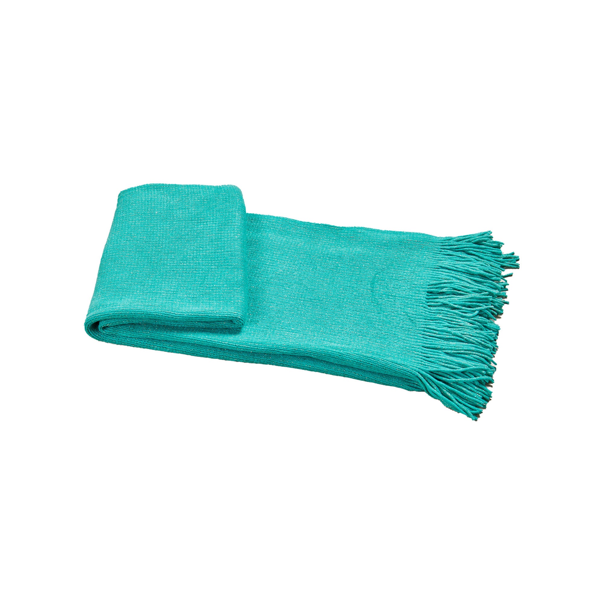 Knitted Glitter Throw Blanket (50"x60")