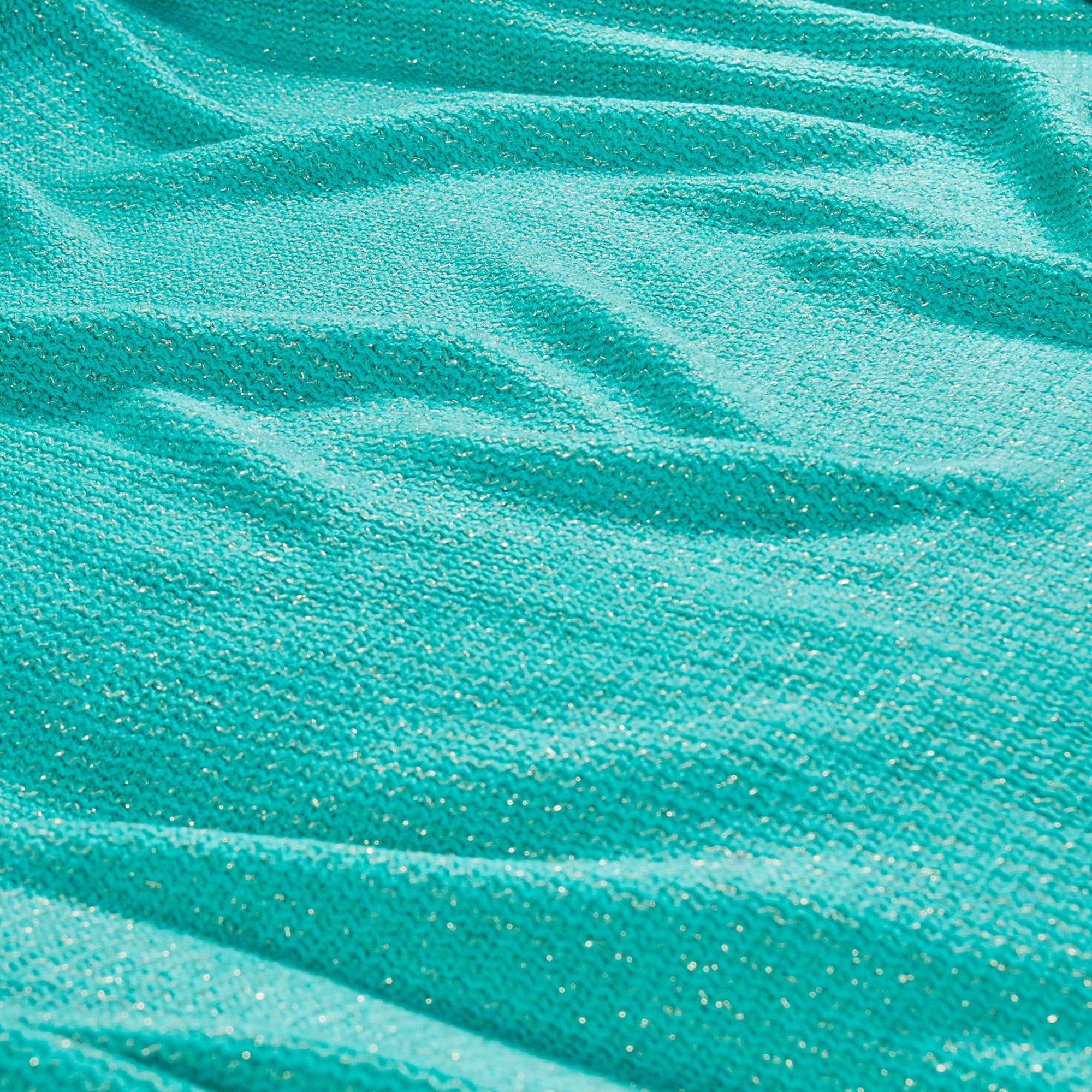 Knitted Glitter Throw Blanket (50"x60")
