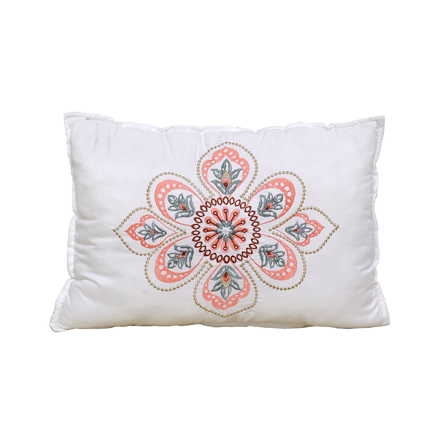 5 Piece Bennington Damask Printed Microfiber Quilt Bedspread Set