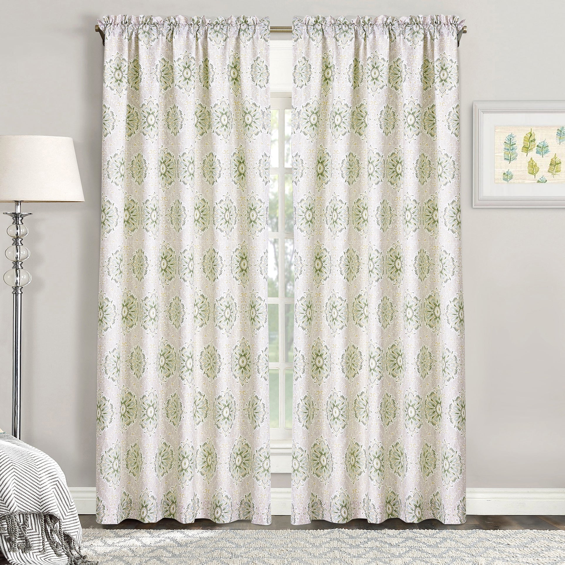 Bloom Medallion Curtain - Set of 2