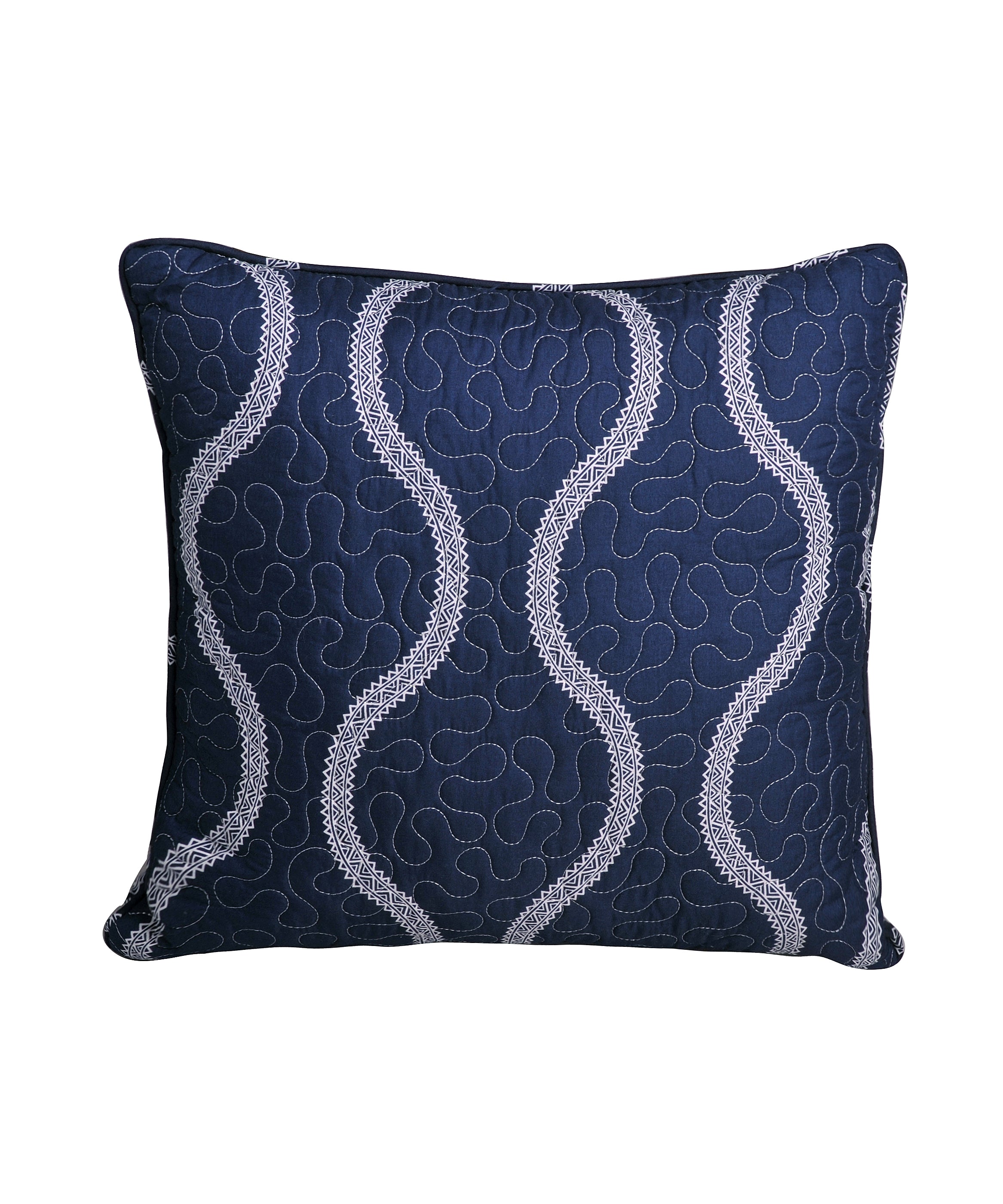 6 Piece Charleston Printed Microfiber Quilt Bedspread Set (90"x90")