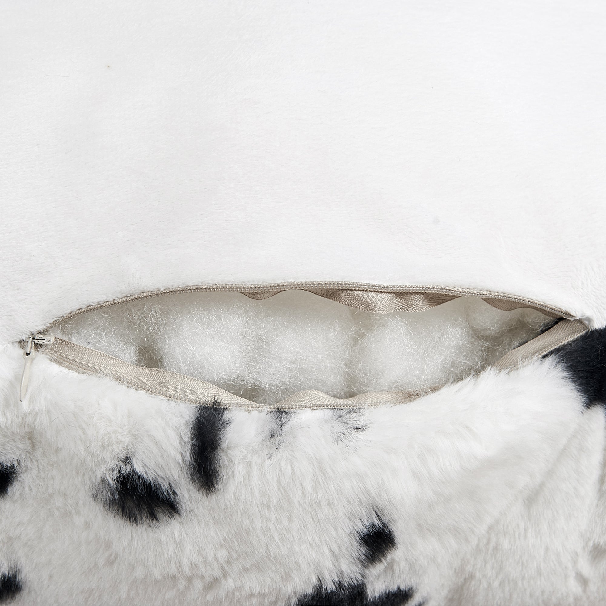 Cows Flowers Faux Fur Bedrest Pillow Cover (28"x30"x17")
