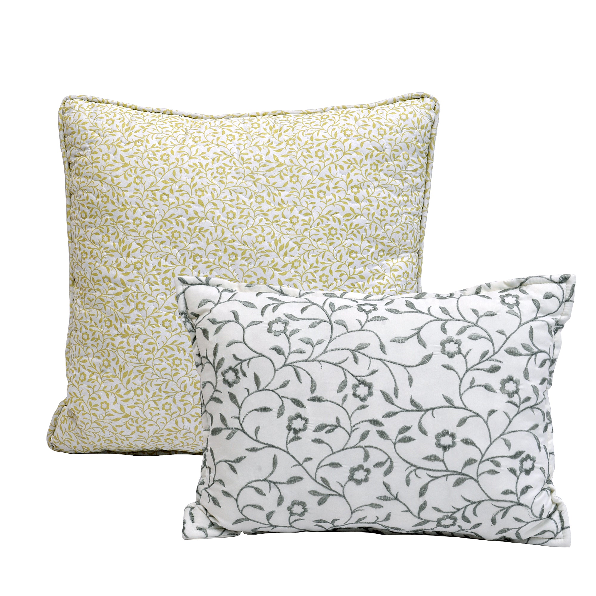 5 Piece Encore Printed Microfiber Quilt Bedspread Set
