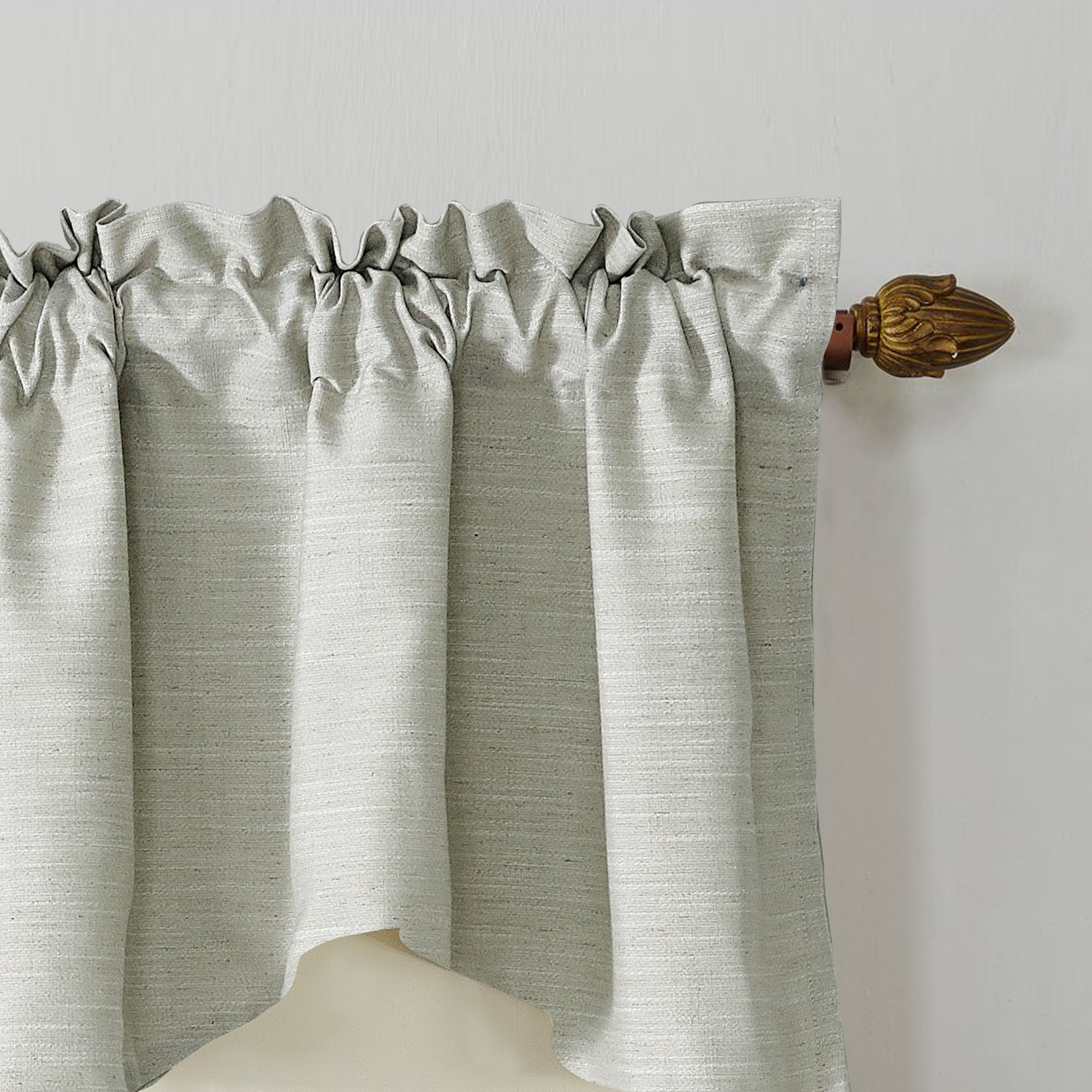 Bedford Linen Blended Valance - Set of 2 (60"x19")