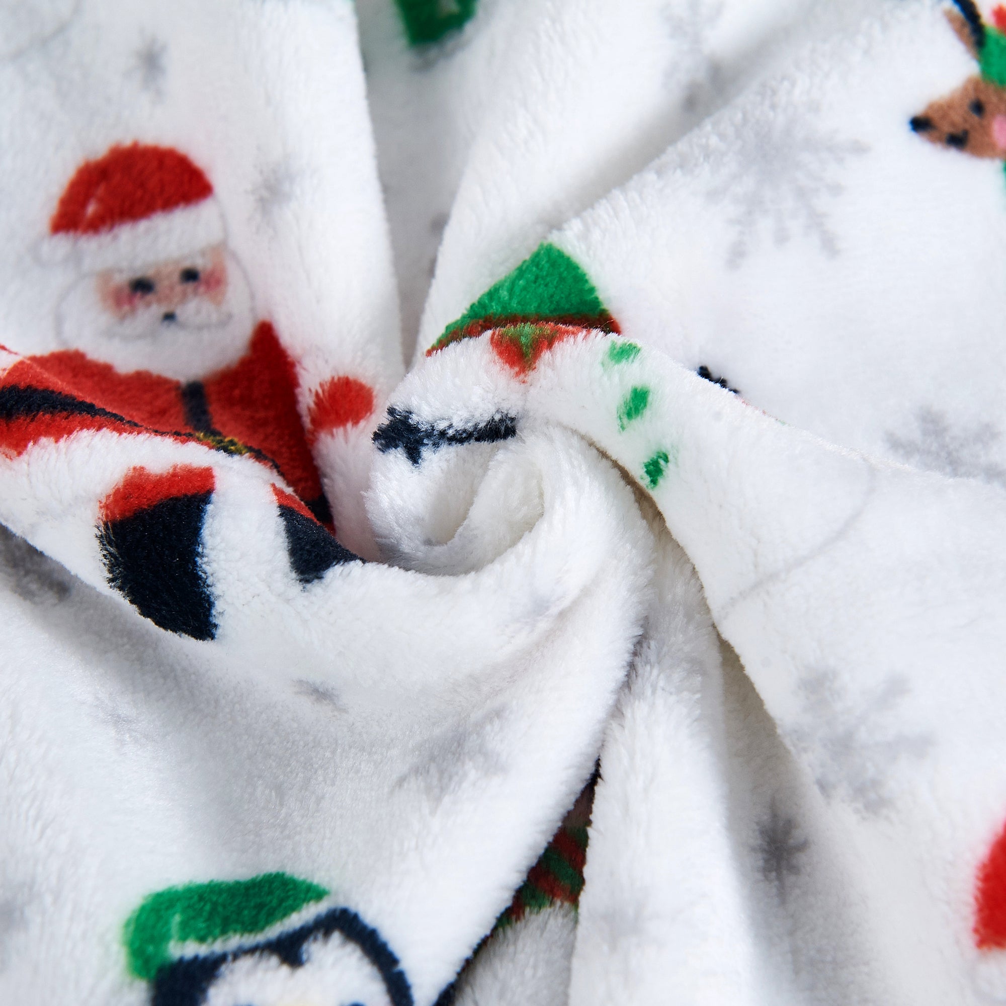 Christmas Plush Printed Throw Blanket (50"x60")