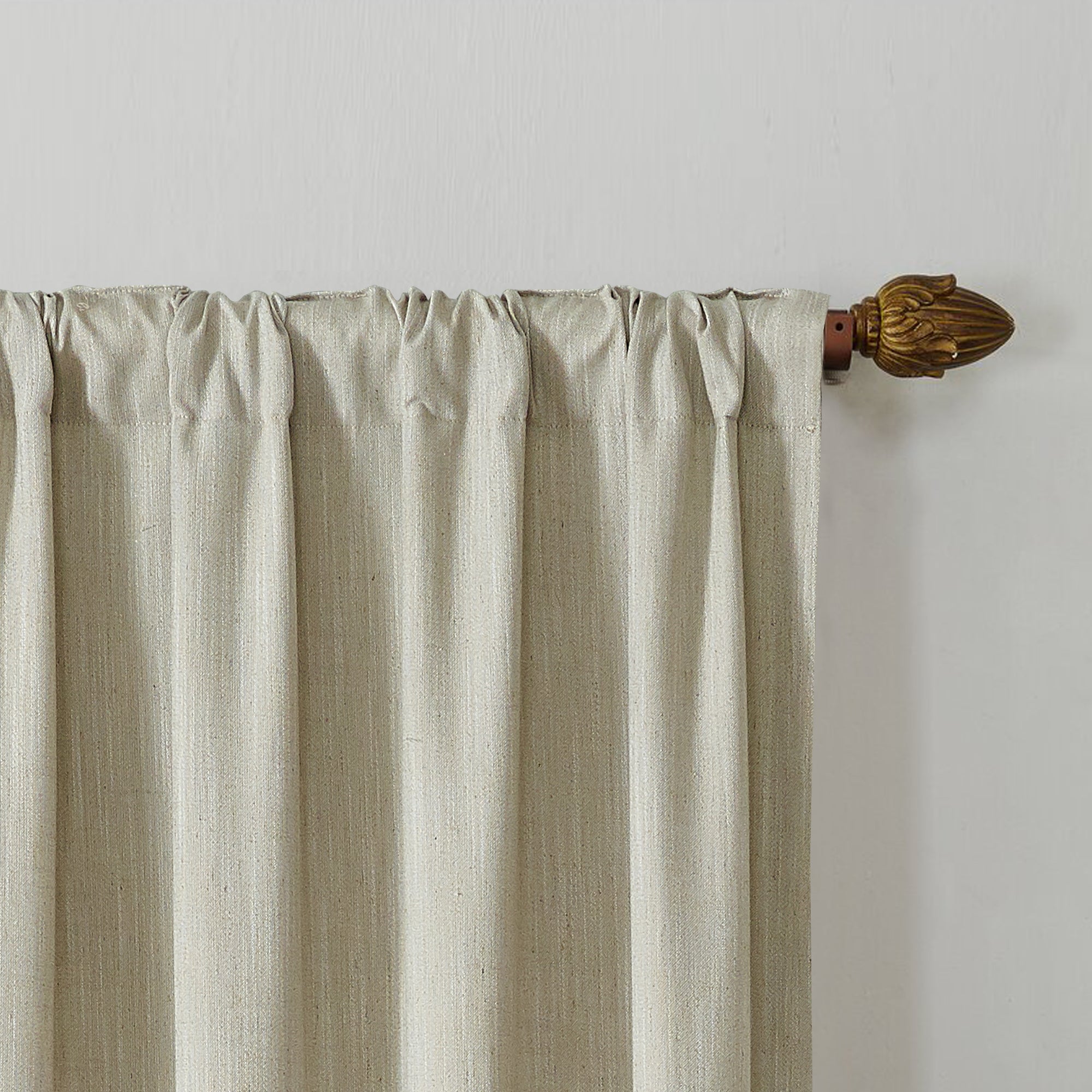 Bedford Linen Blended Curtain - Set of 2
