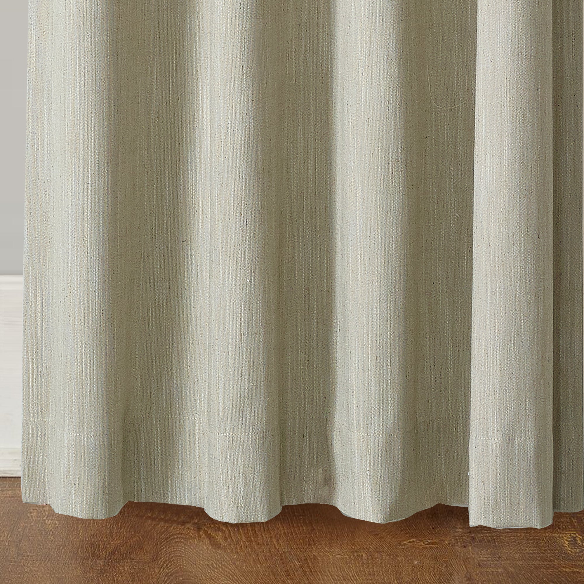 Bedford Linen Blended Curtain - Set of 2