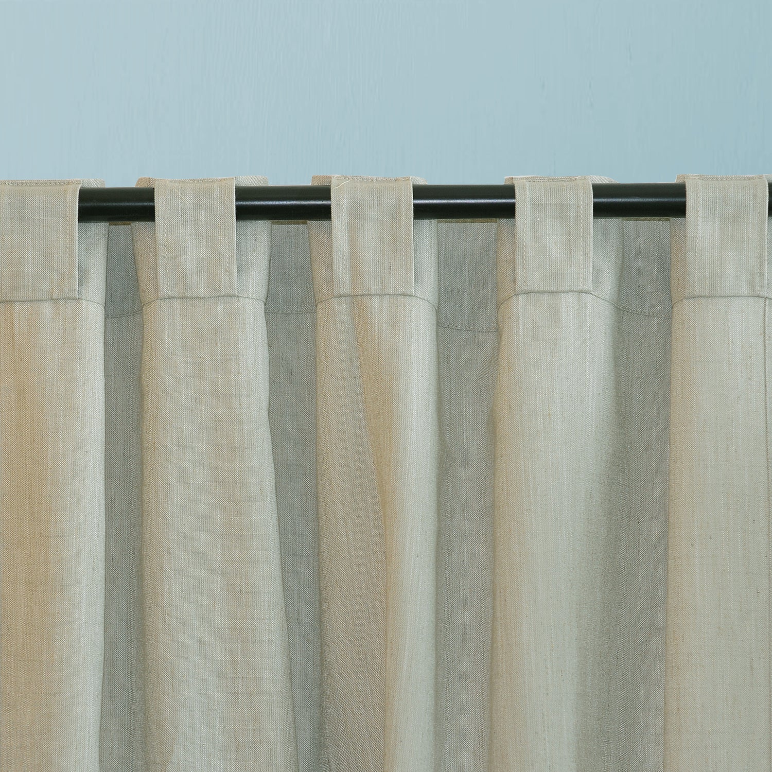 Bedford Linen Blended Curtain - Set of 2