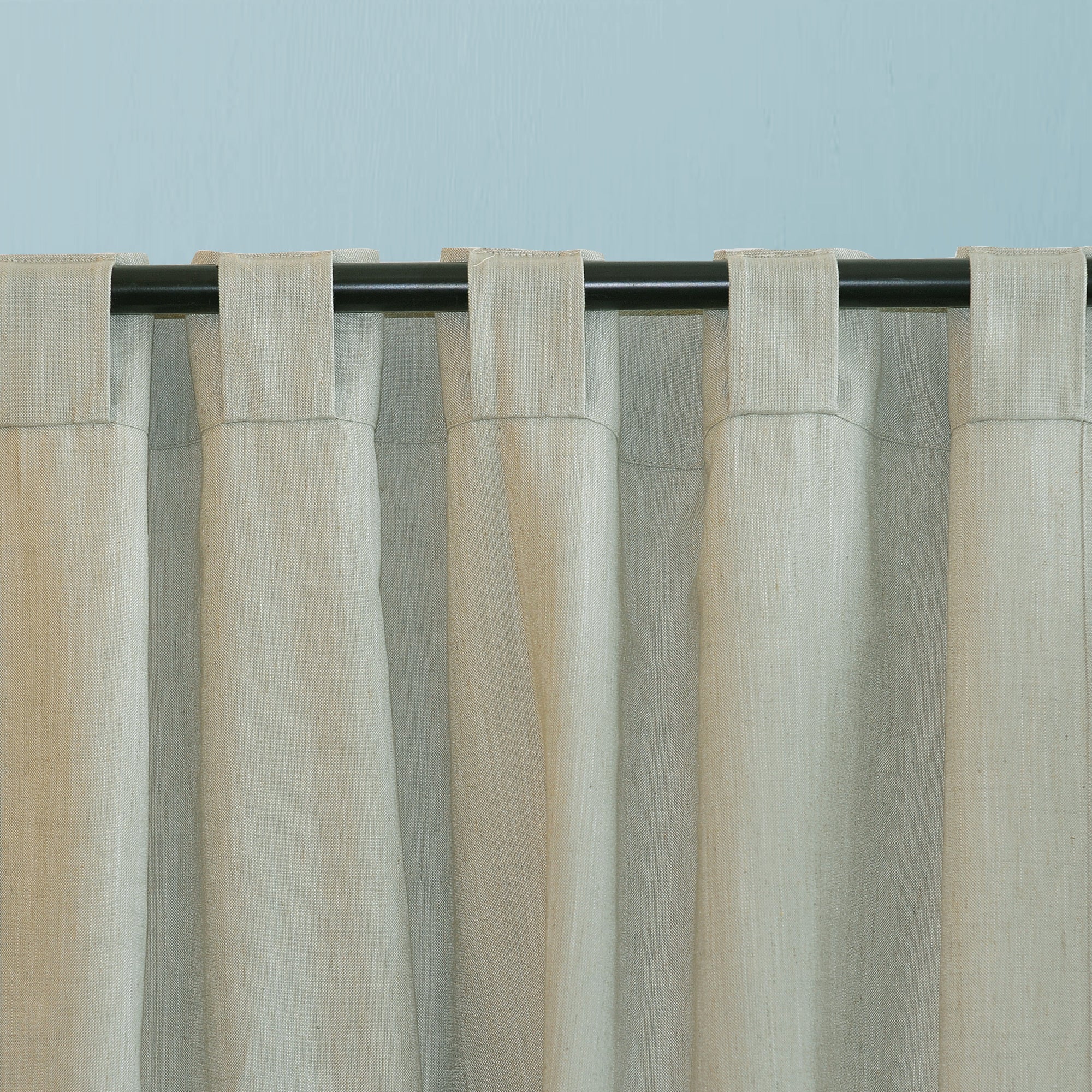 Bedford Linen Blended Curtain - Set of 2