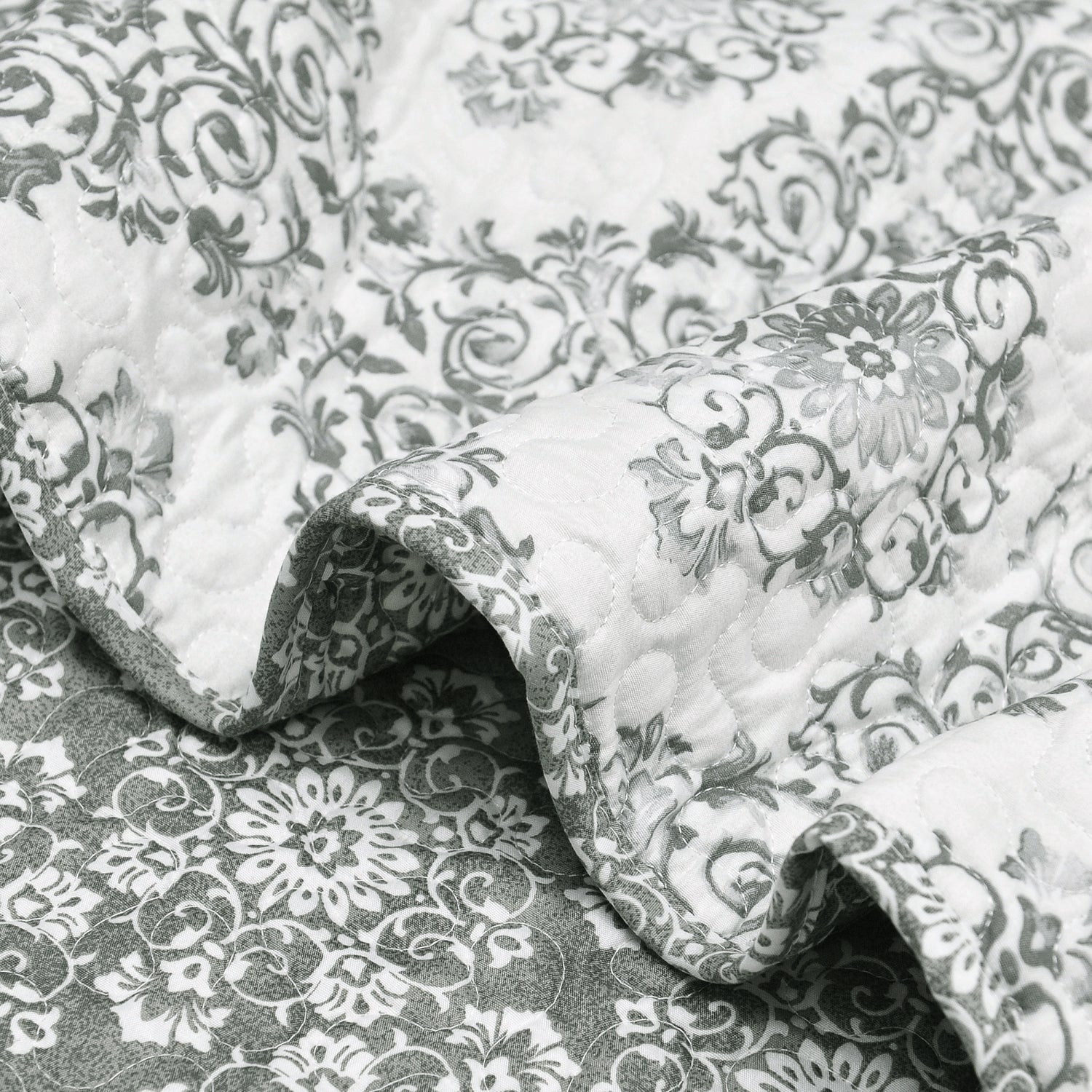 5 Piece Legacy Printed Microfiber Quilts Set