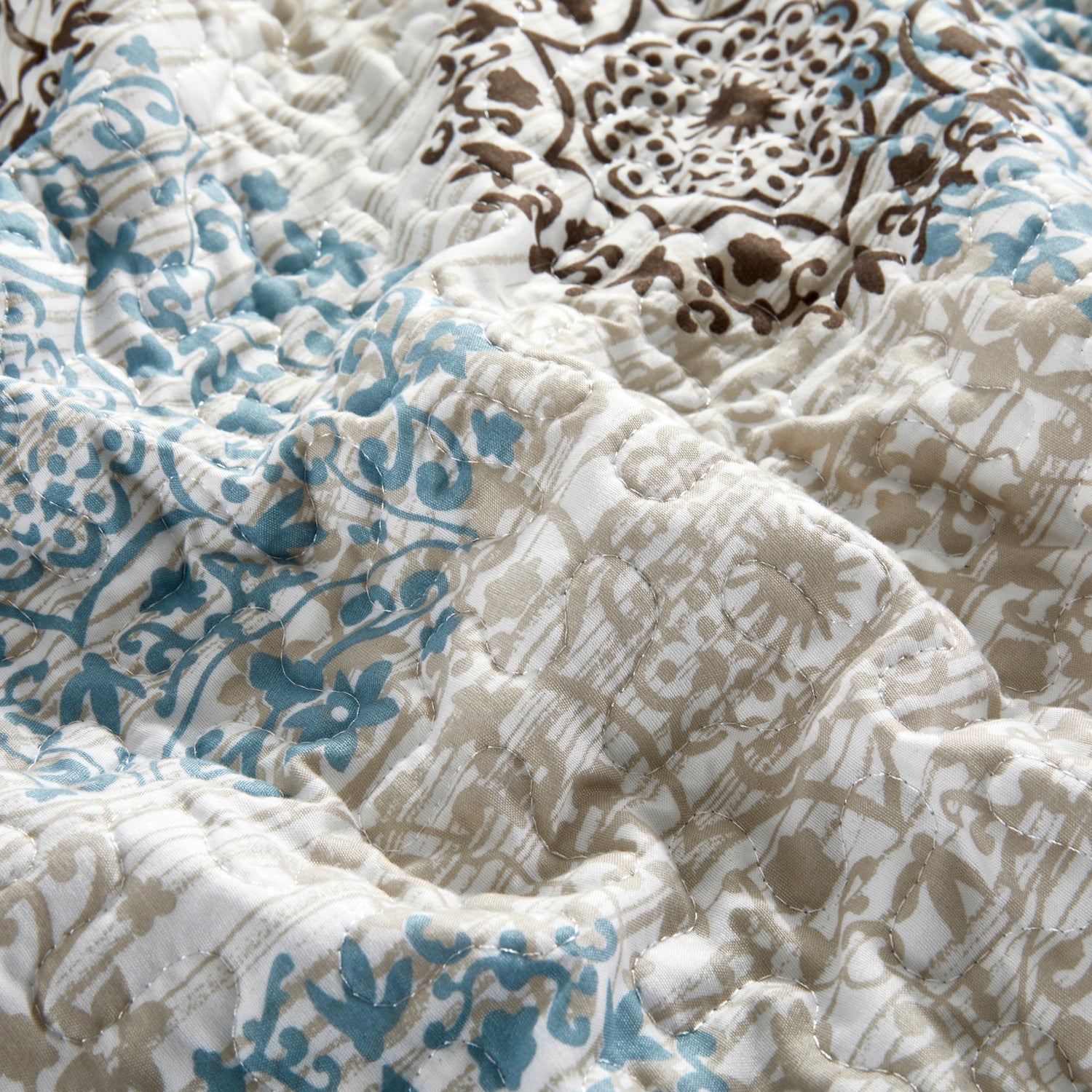 6 Piece Marina MDLN Printed Microfiber Quilts Set