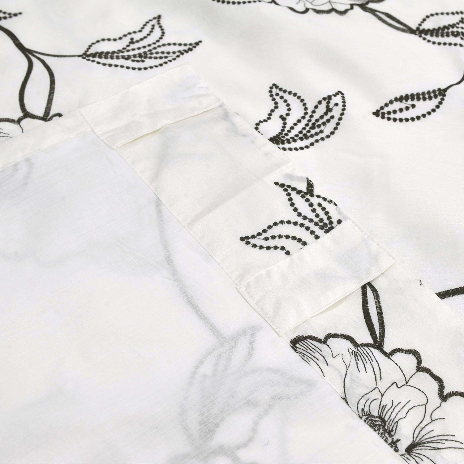 Magnolia Embroidered Curtain - Set of 2 (54"x96")