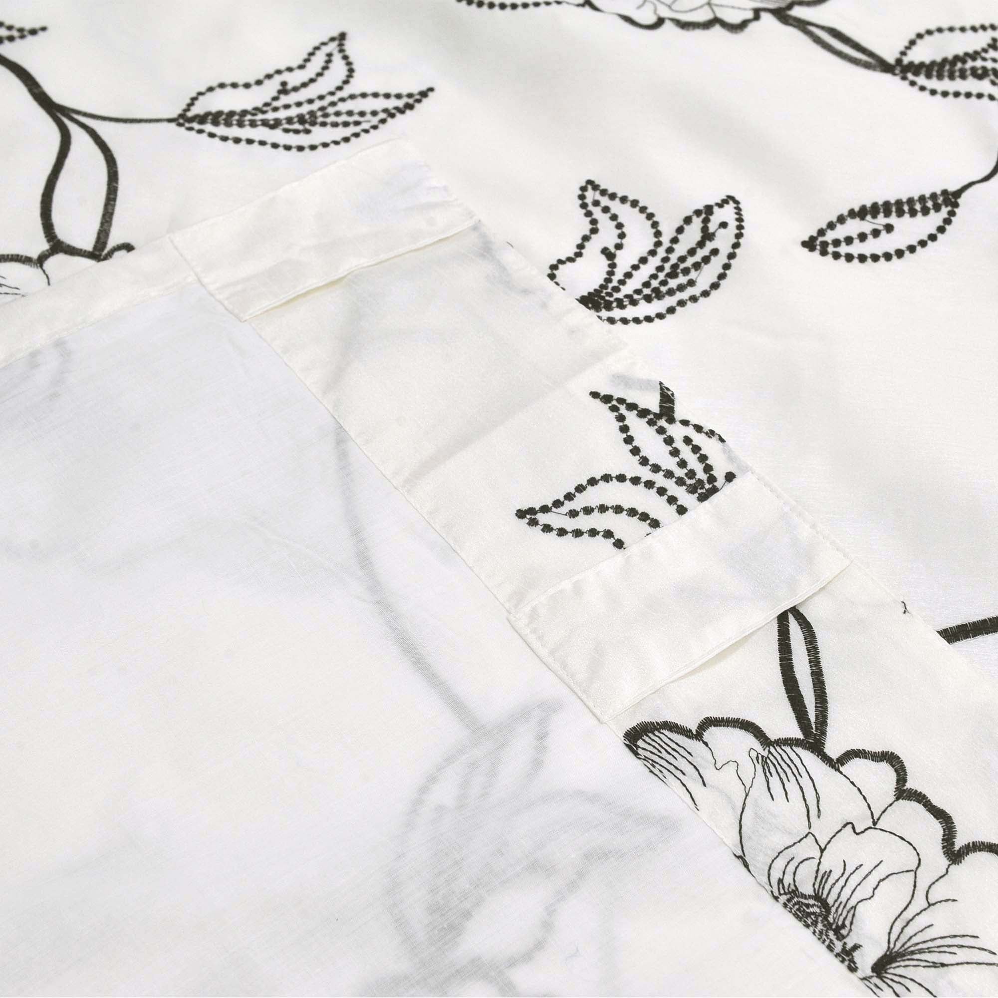 Magnolia Embroidered Curtain - Set of 2 (54"x96")