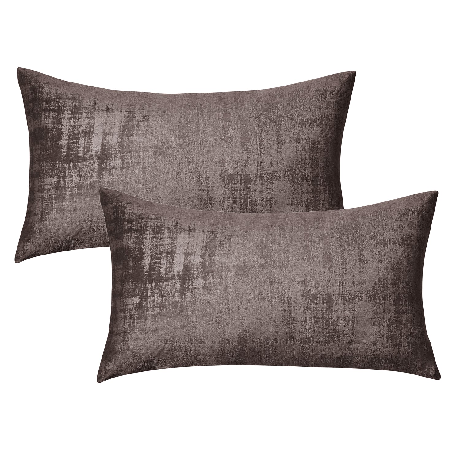 Textured Velvet 2 Piece Decorative Pillow Covers