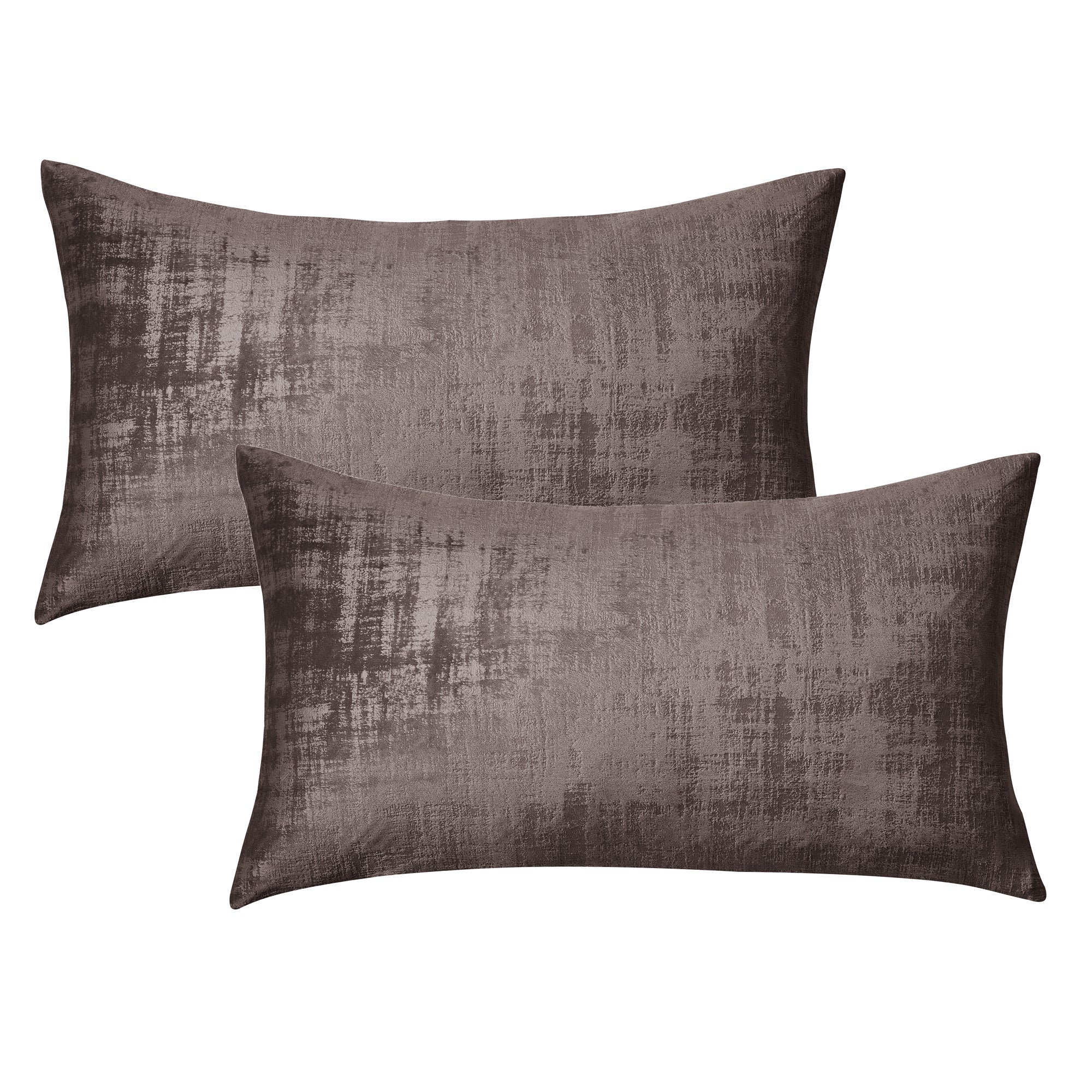 Textured Velvet 2 Piece Decorative Pillow Covers