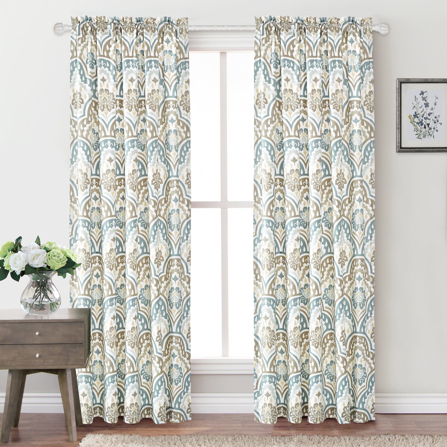 Tivoli Ikat Curtain - Set of 2